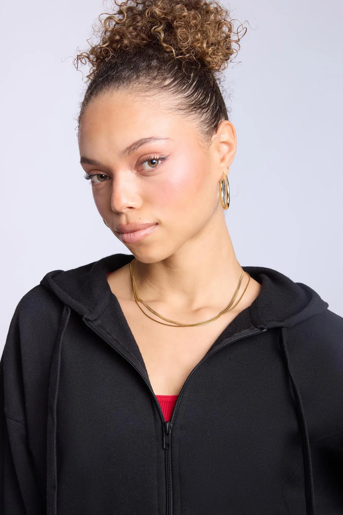 Zip-Up Oversized Hoodie sold by Bluenotes product image thumbnail 3