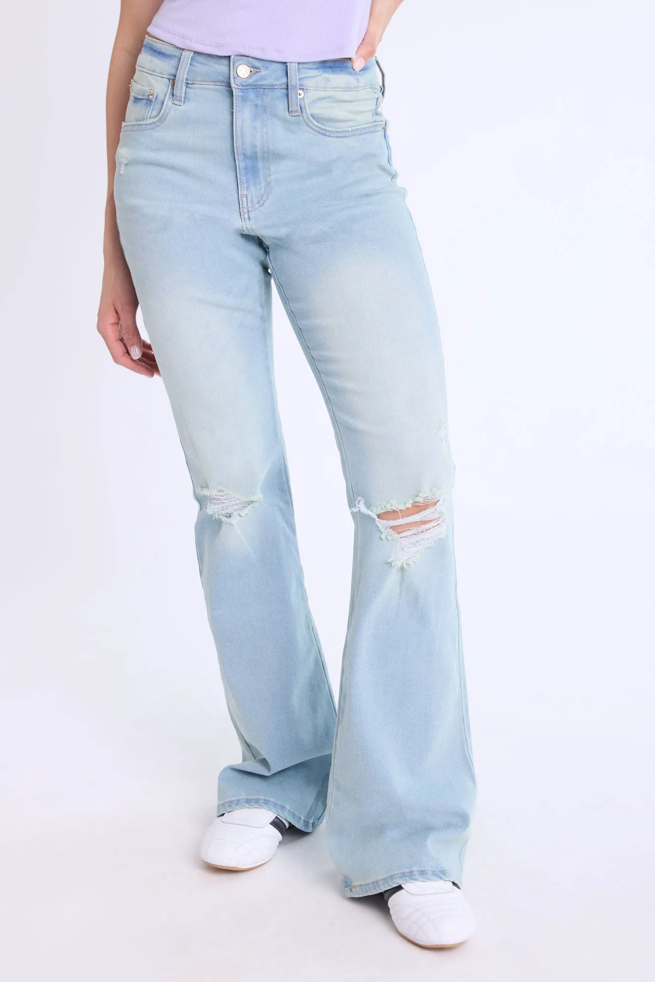 High Rise Flare Jeans sold by Bluenotes