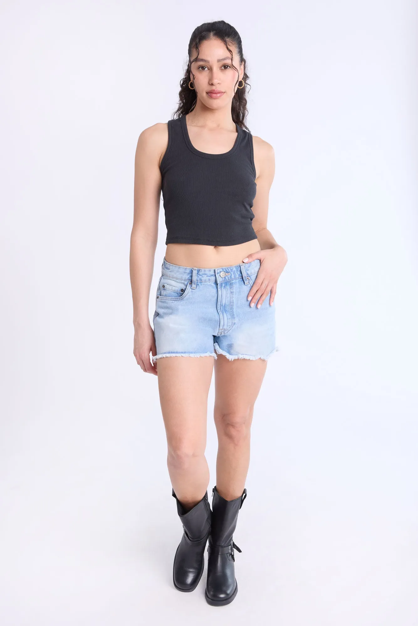 Ribbed Scoop Neck Tank Top sold by Bluenotes product image thumbnail 5