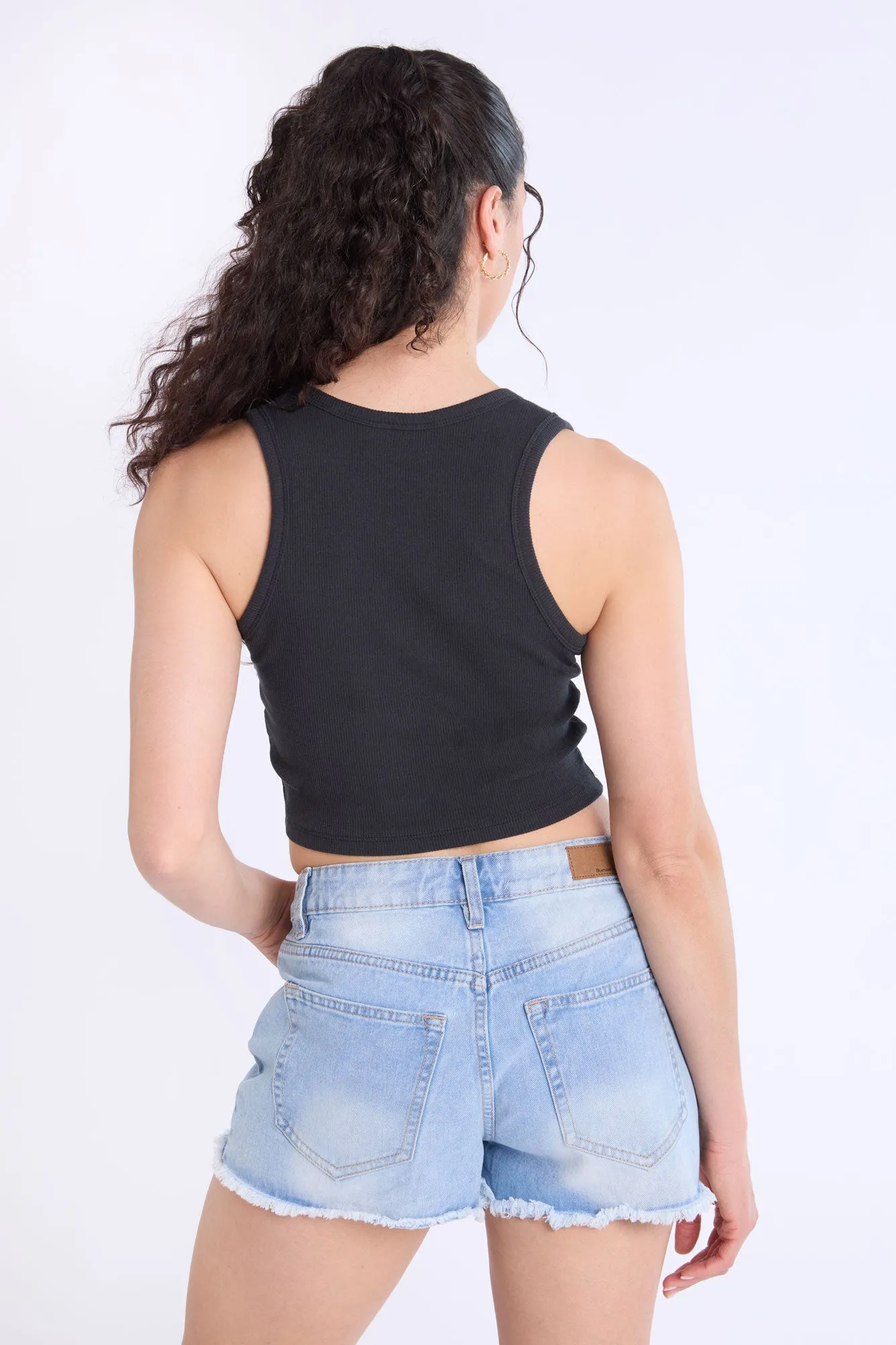 Ribbed Scoop Neck Tank Top sold by Bluenotes product image thumbnail 4