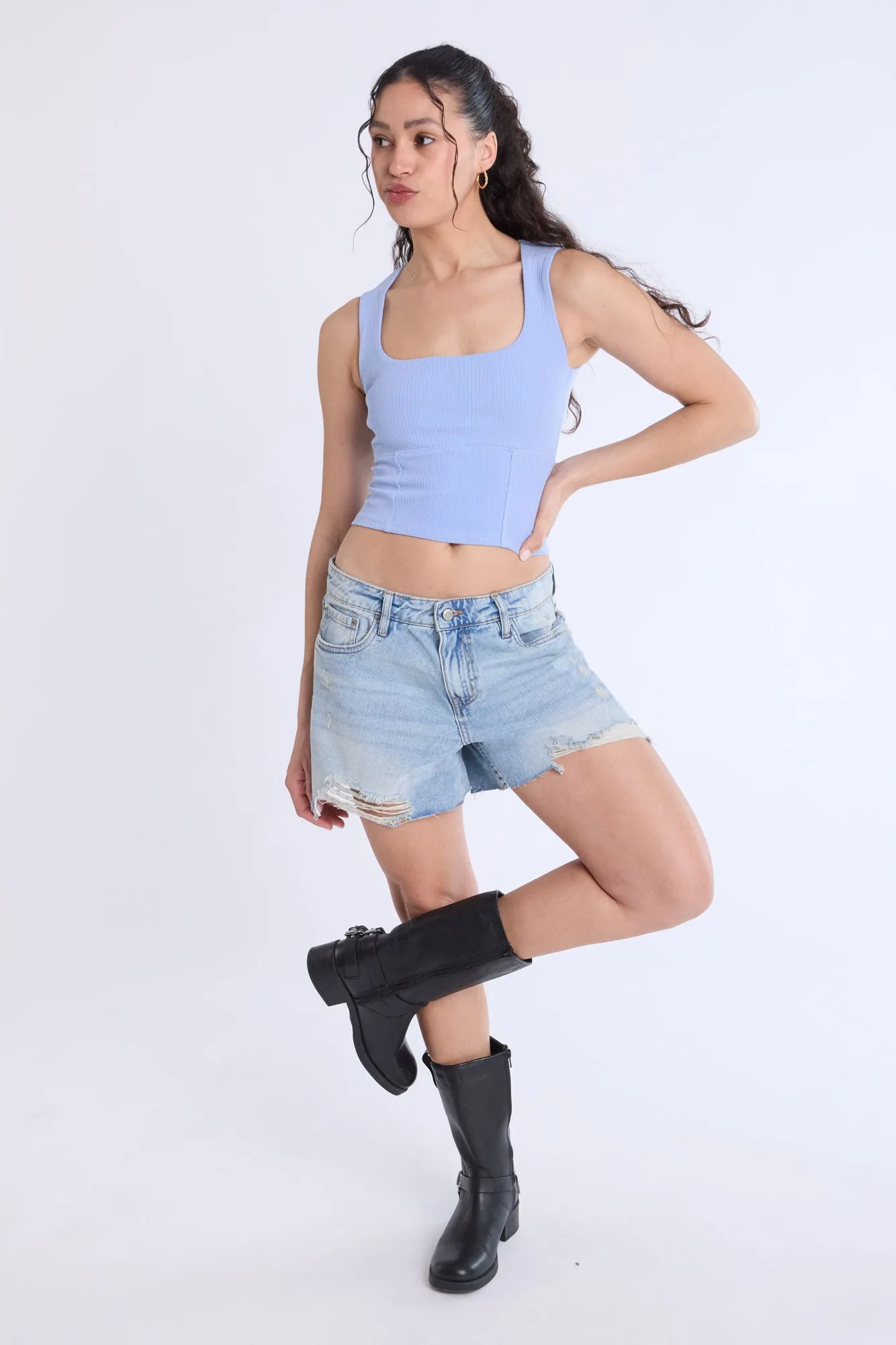 Low Rise Baggy Shorts sold by Bluenotes product image thumbnail 4