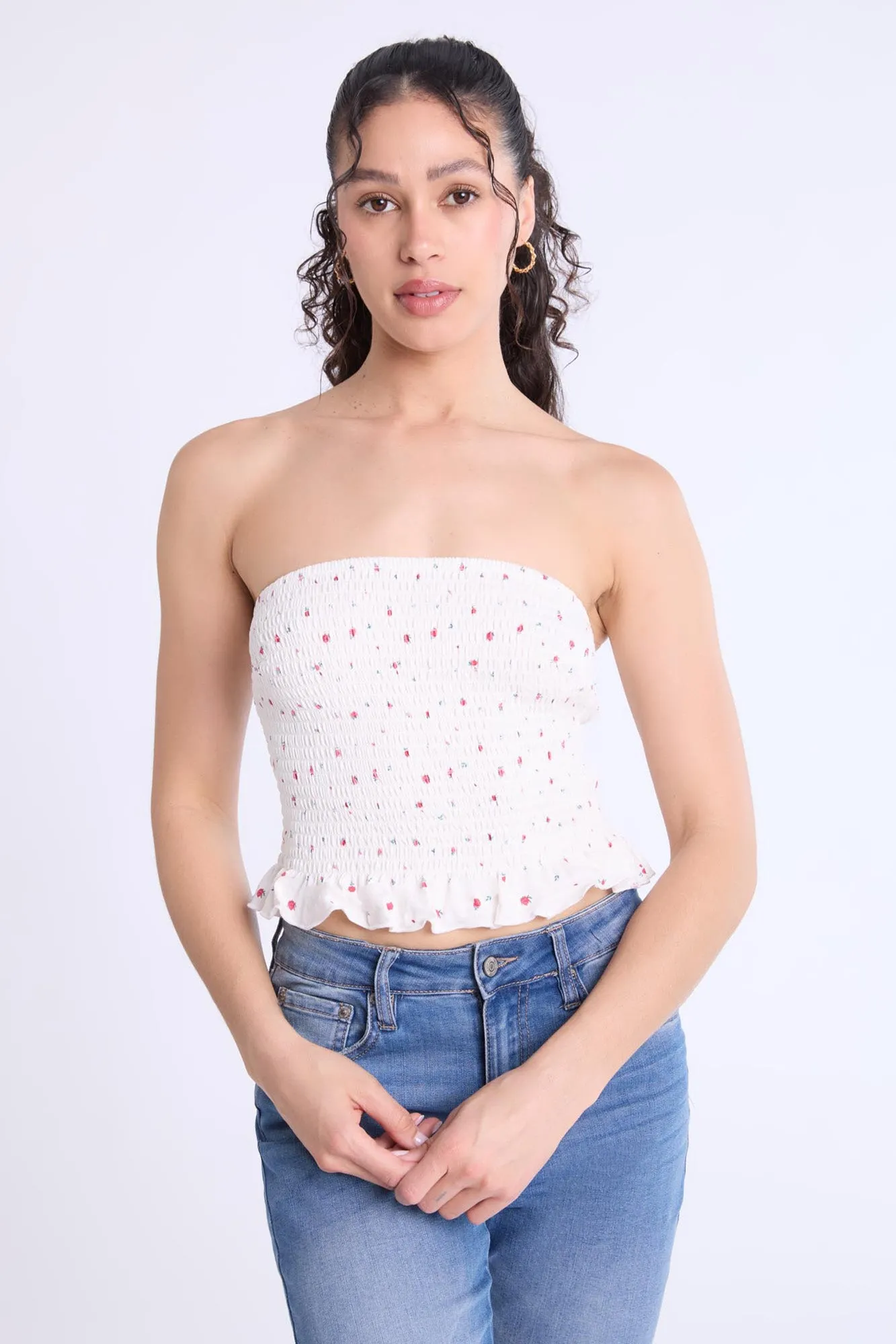 Super Soft Smocked Square Neck Cami Top sold by Bluenotes product image thumbnail 2