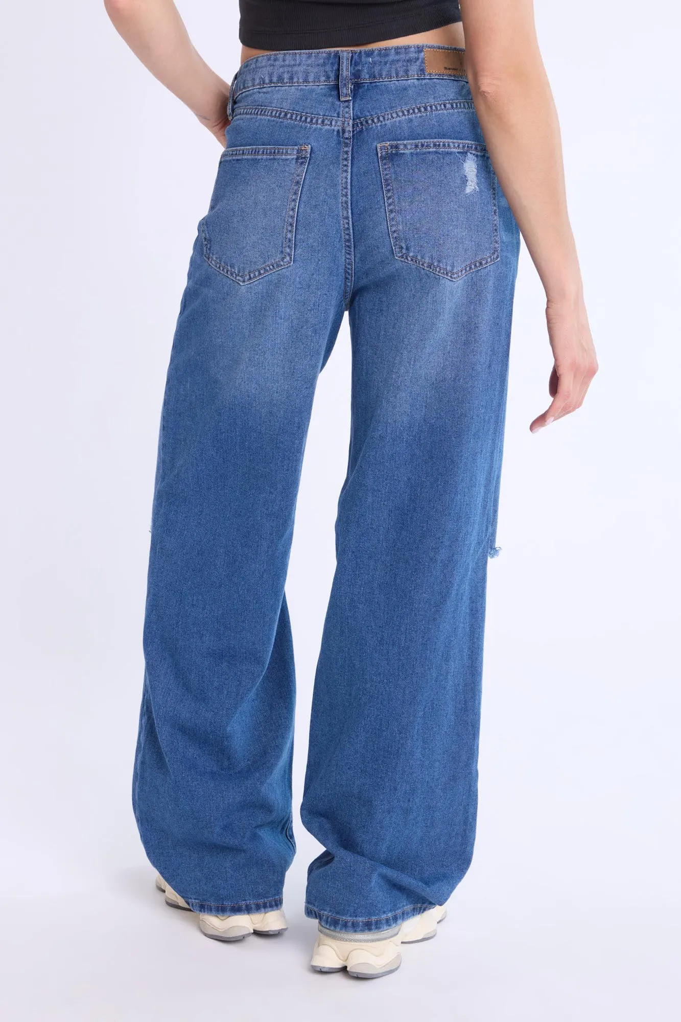 Super High Rise Wide Leg Jeans sold by Bluenotes product image thumbnail 2
