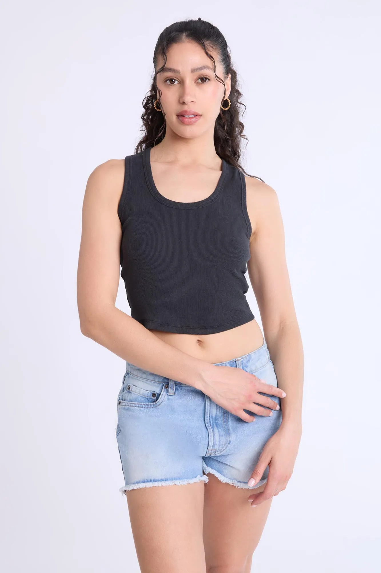 High Rise Vintage Denim Shorty sold by Bluenotes