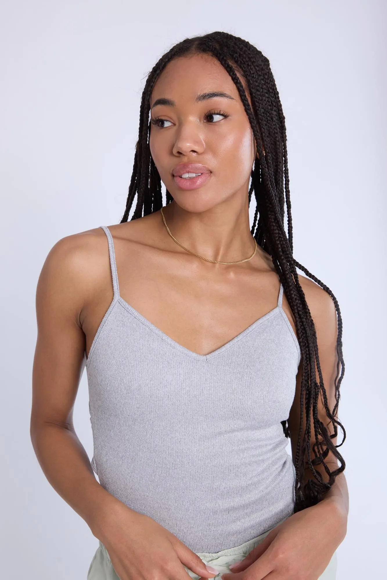 Super Soft Ribbed Cross-Back Bodysuit sold by Bluenotes product image thumbnail 3