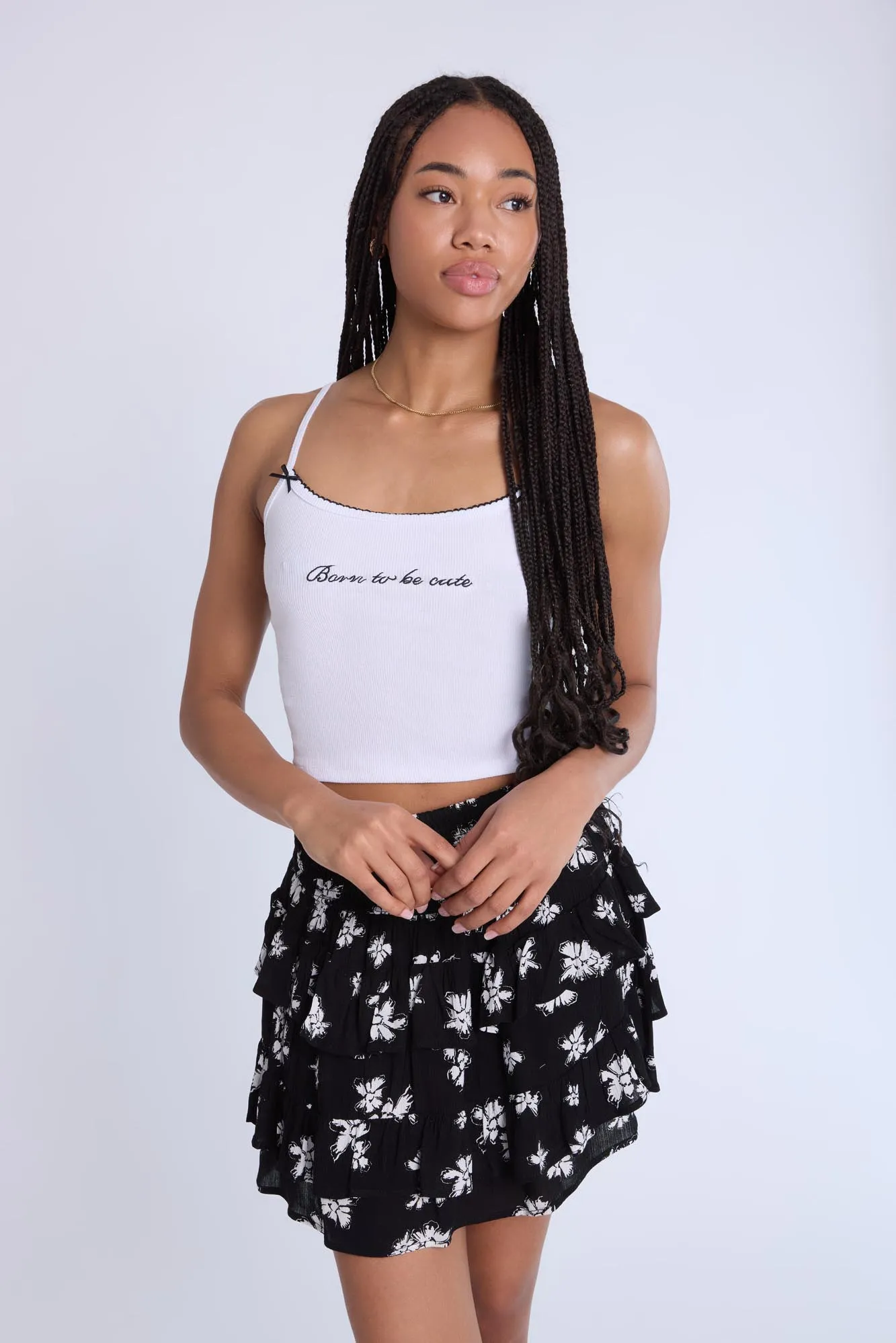 Ribbed Picot Edge Camisole sold by Bluenotes product image thumbnail 2