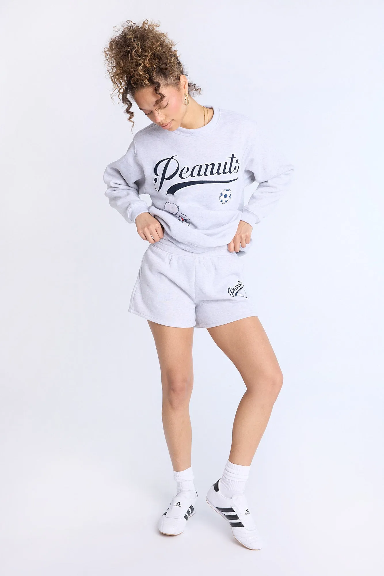 Peanuts Graphic Fleece Shorts sold by Bluenotes