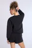 Kuromi Graphic Crew Neck Oversized Sweatshirt sold by Bluenotes