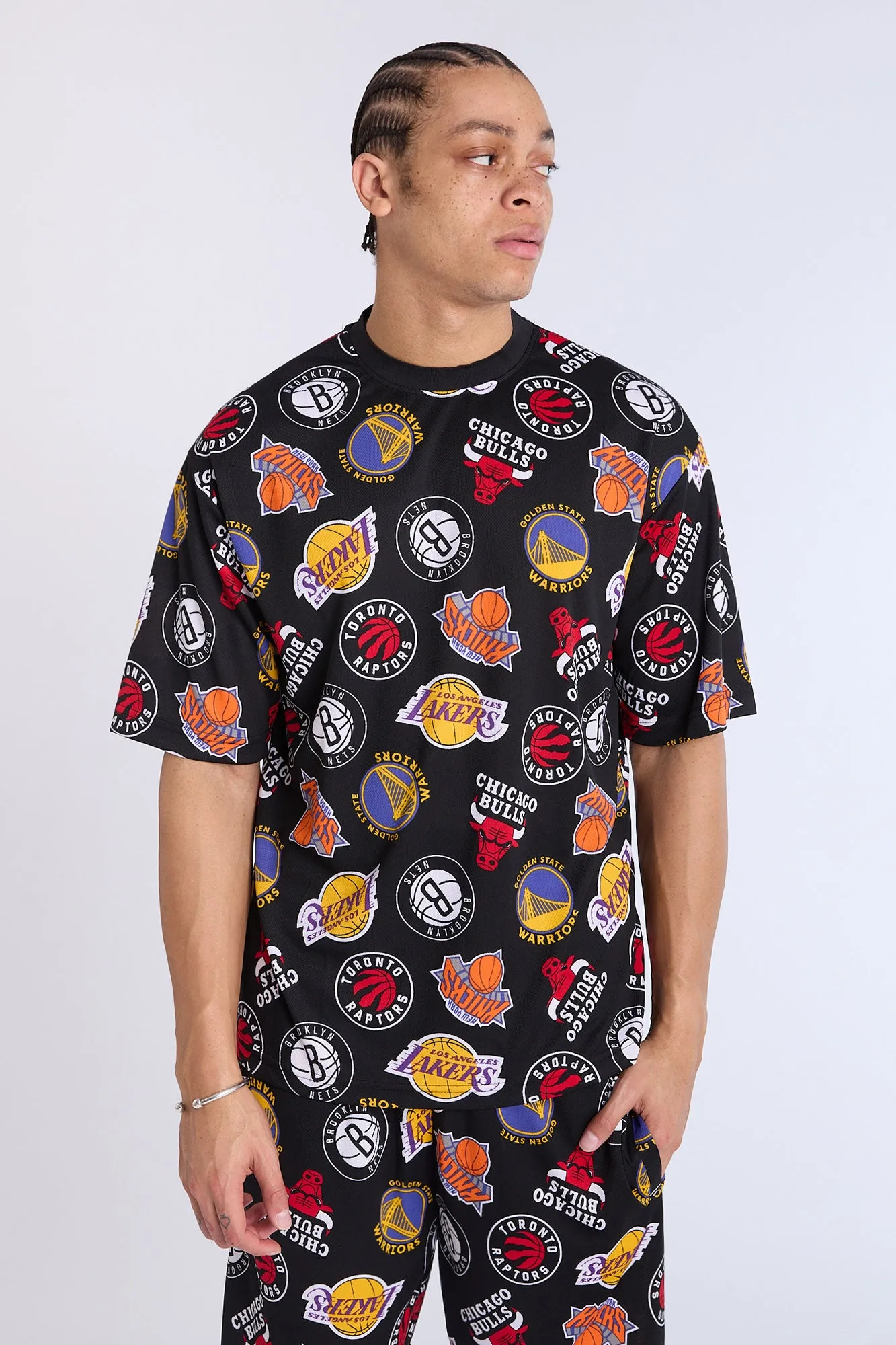 NBA Graphic Mesh Top sold by Bluenotes