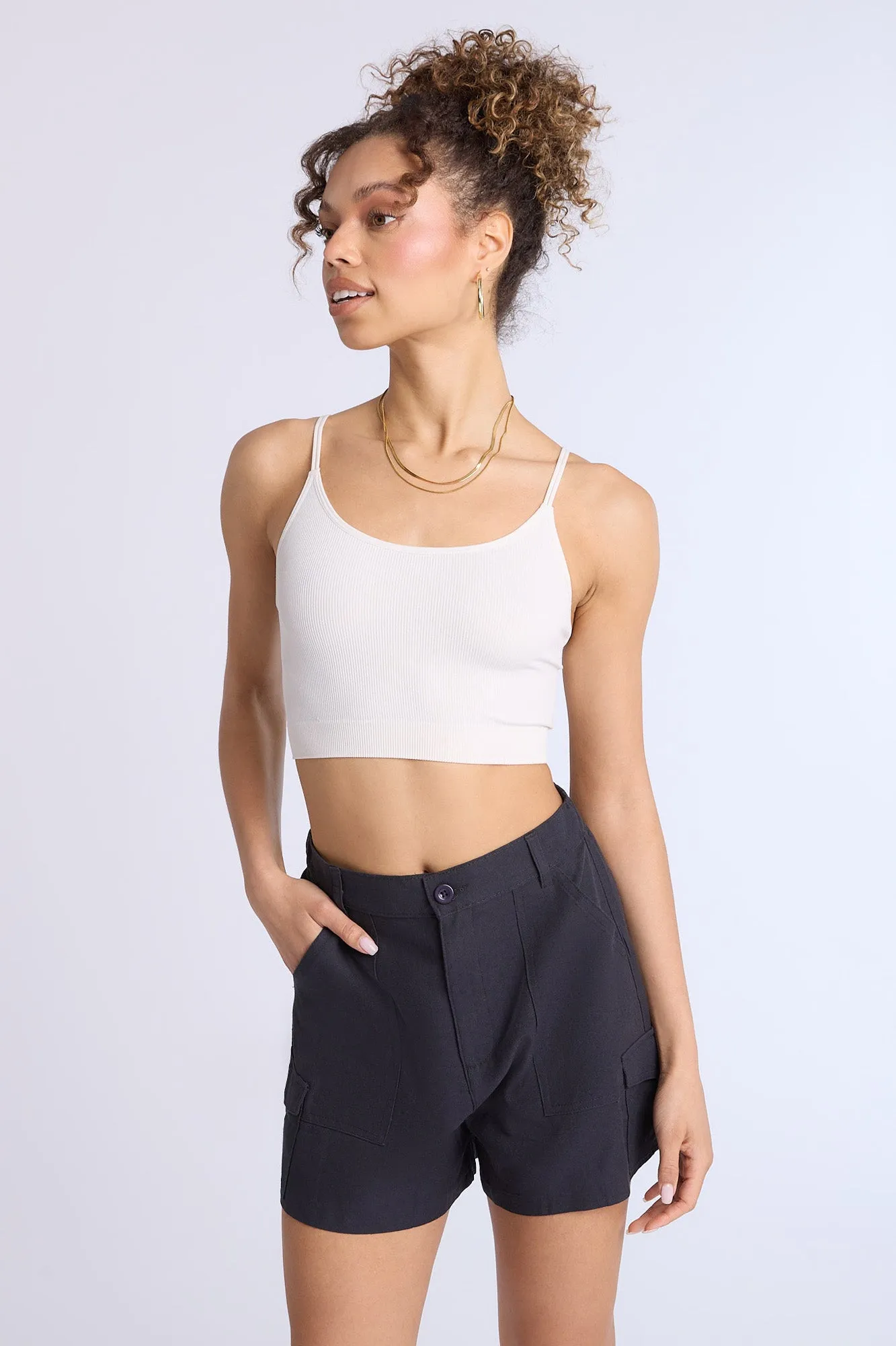 Linen-Blend Cargo Shorts sold by Bluenotes product image thumbnail 2