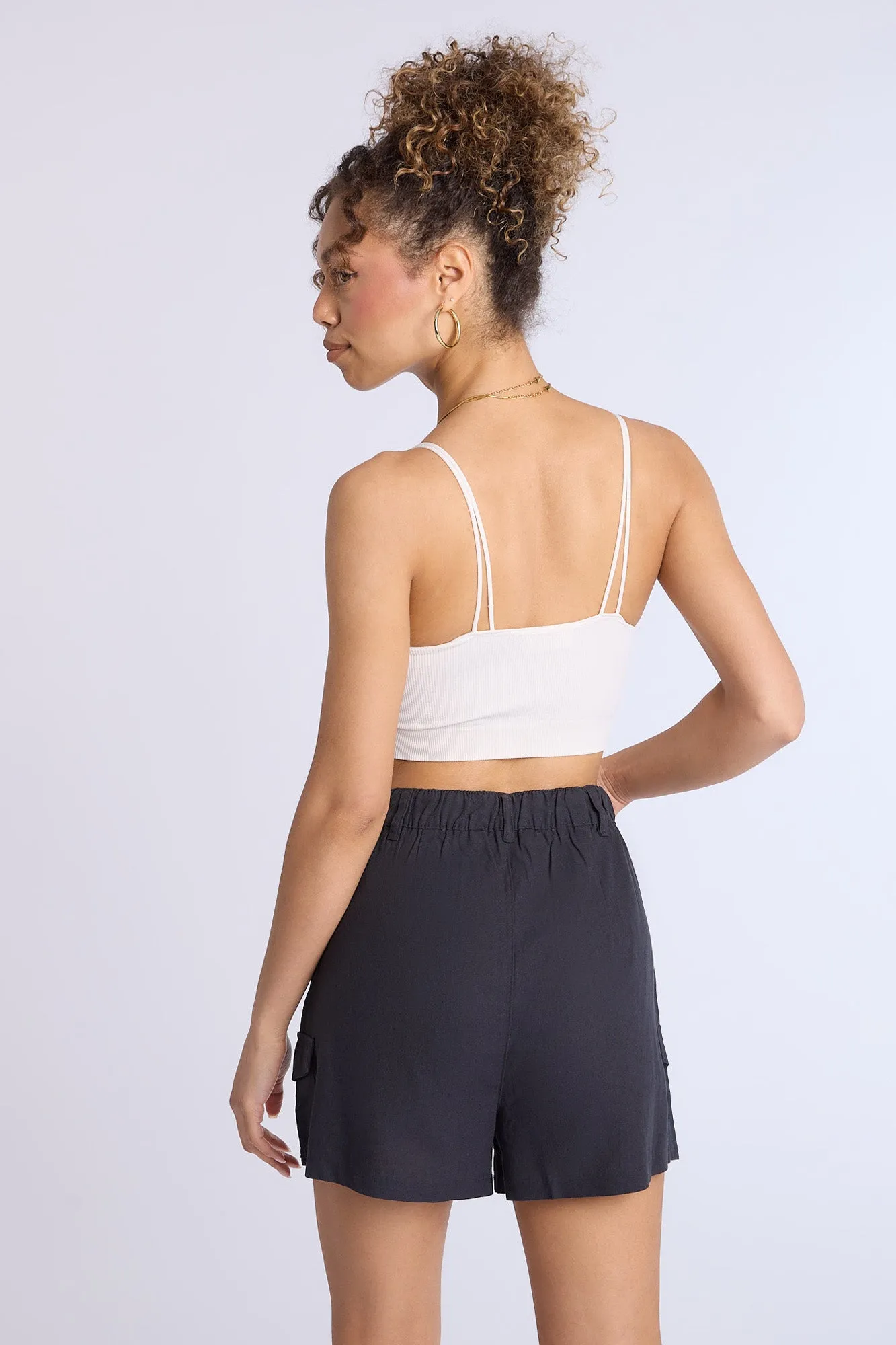 Linen-Blend Cargo Shorts sold by Bluenotes product image thumbnail 4