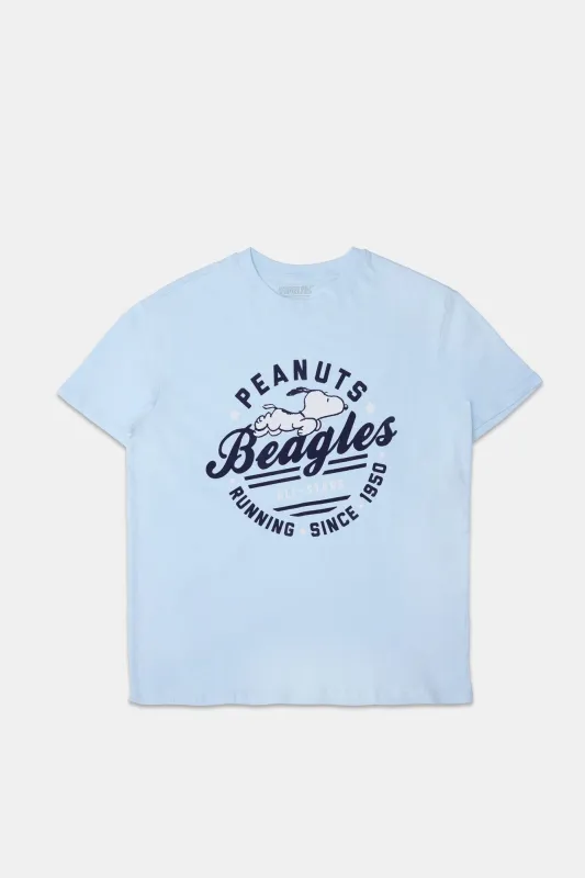 Peanuts Beagles Graphic Boyfriend Tee sold by Bluenotes