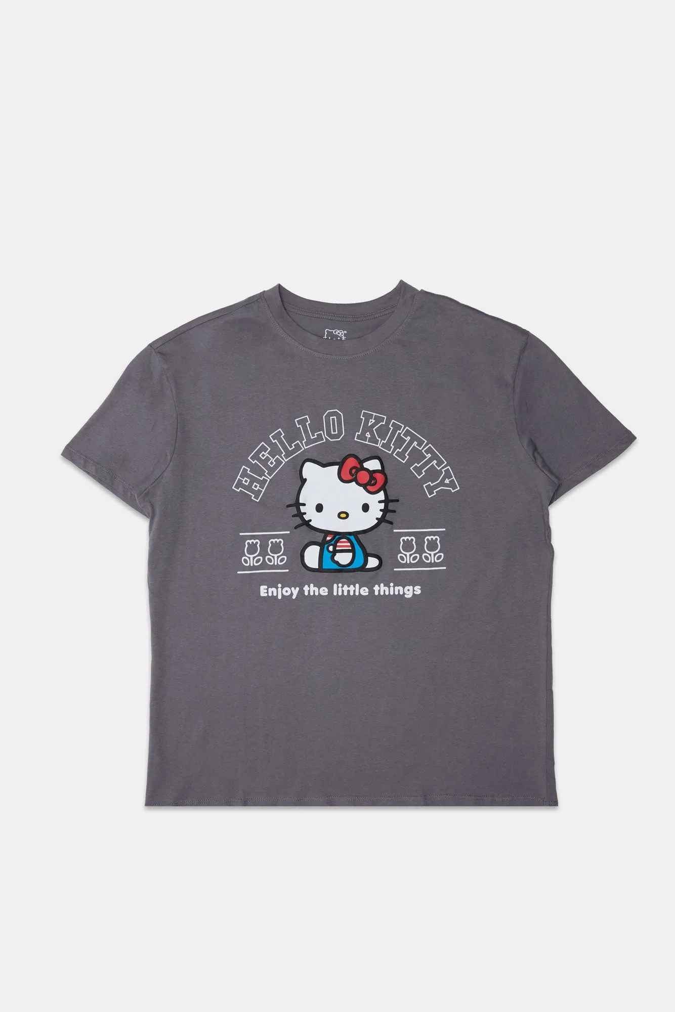 Hello Kitty Enjoy The Little Things Graphic Boyfriend Tee sold by Bluenotes
