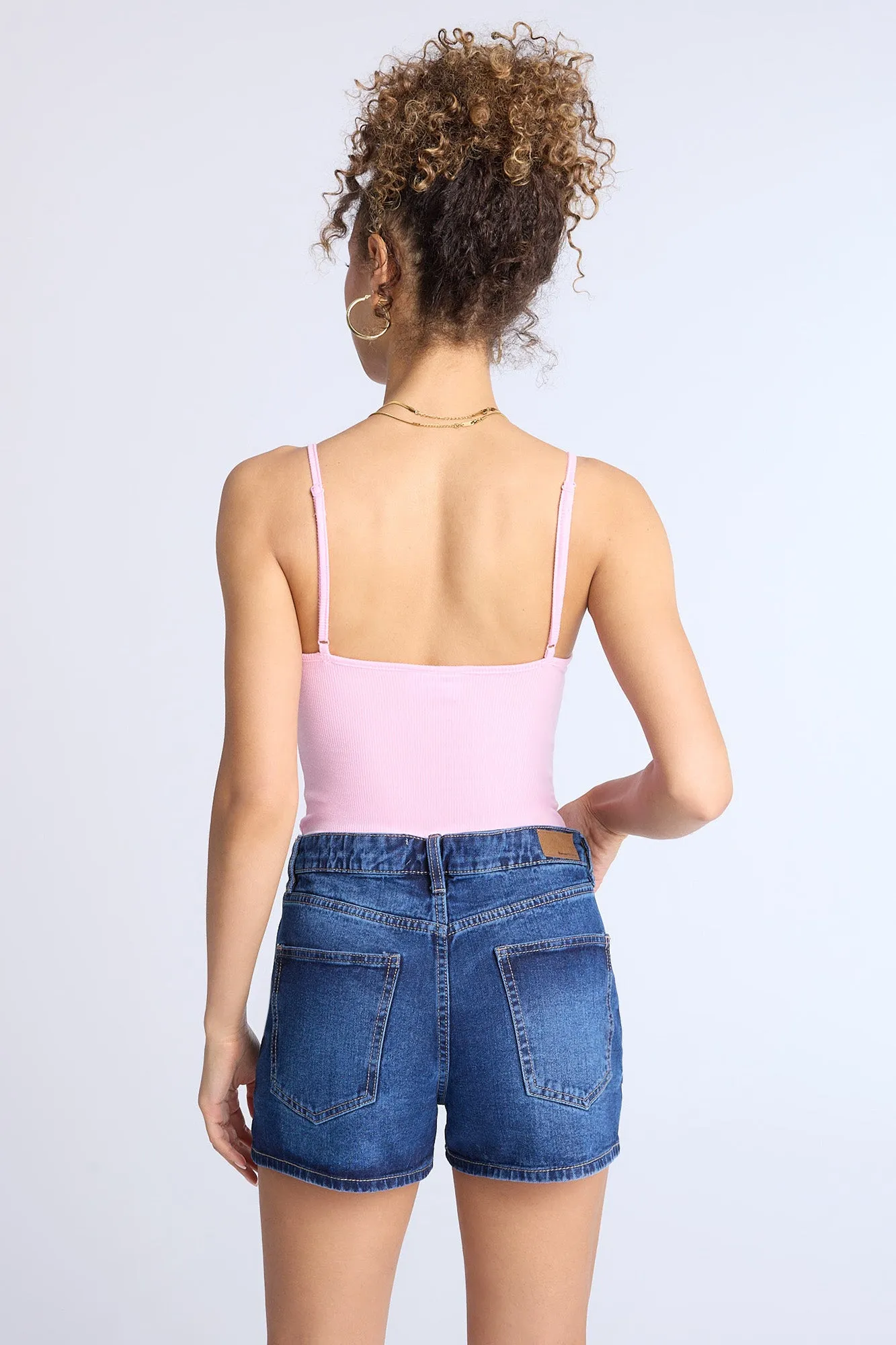 Super High Rise Relaxed Denim Shorts sold by Bluenotes product image thumbnail 3