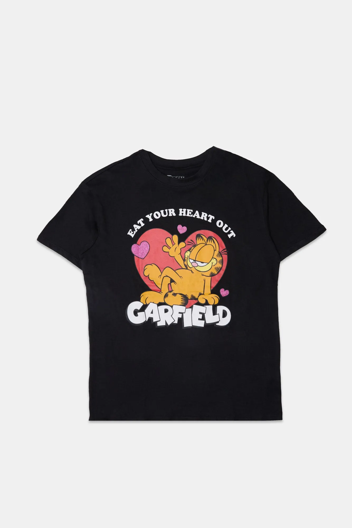 Garfield Heart Graphic Boyfriend Tee sold by Bluenotes