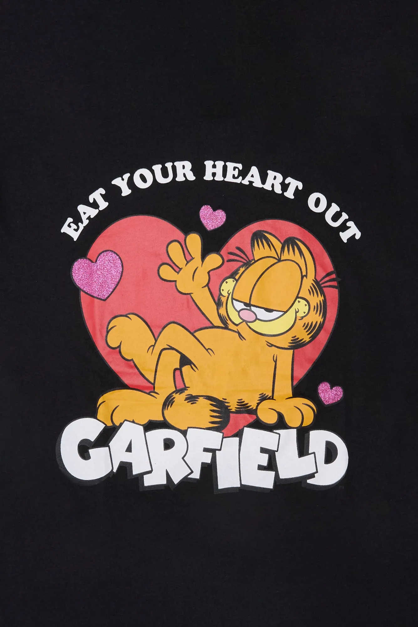 Garfield Heart Graphic Boyfriend Tee sold by Bluenotes product image thumbnail 2