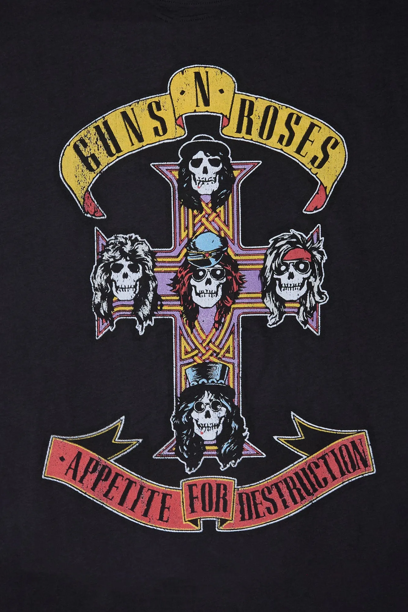 Guns N' Roses Graphic Boyfriend Tee sold by Bluenotes product image thumbnail 3