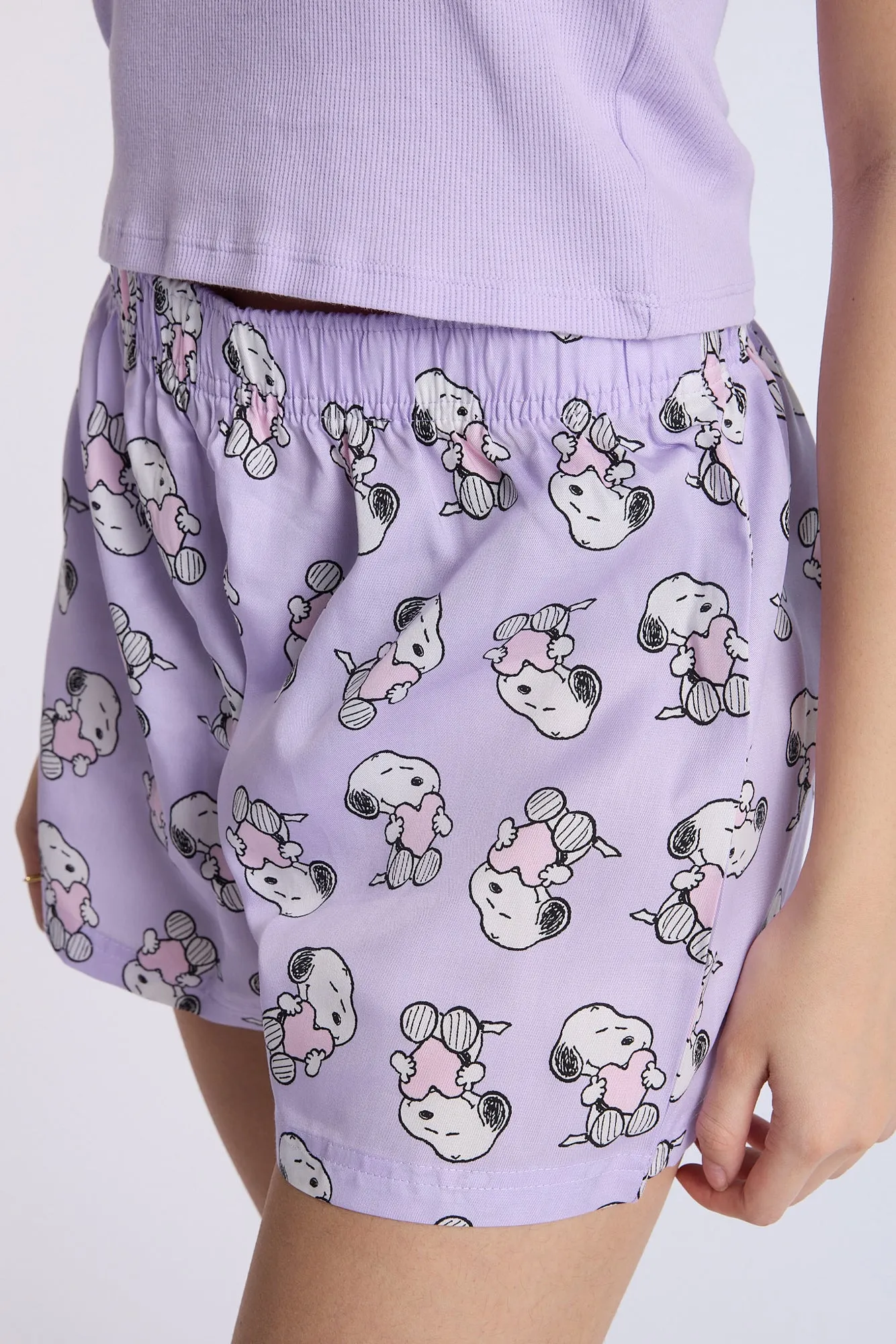 Peanuts Super Soft Pajama Tank Top And Shorts 2-Piece Set sold by Bluenotes product image thumbnail 3