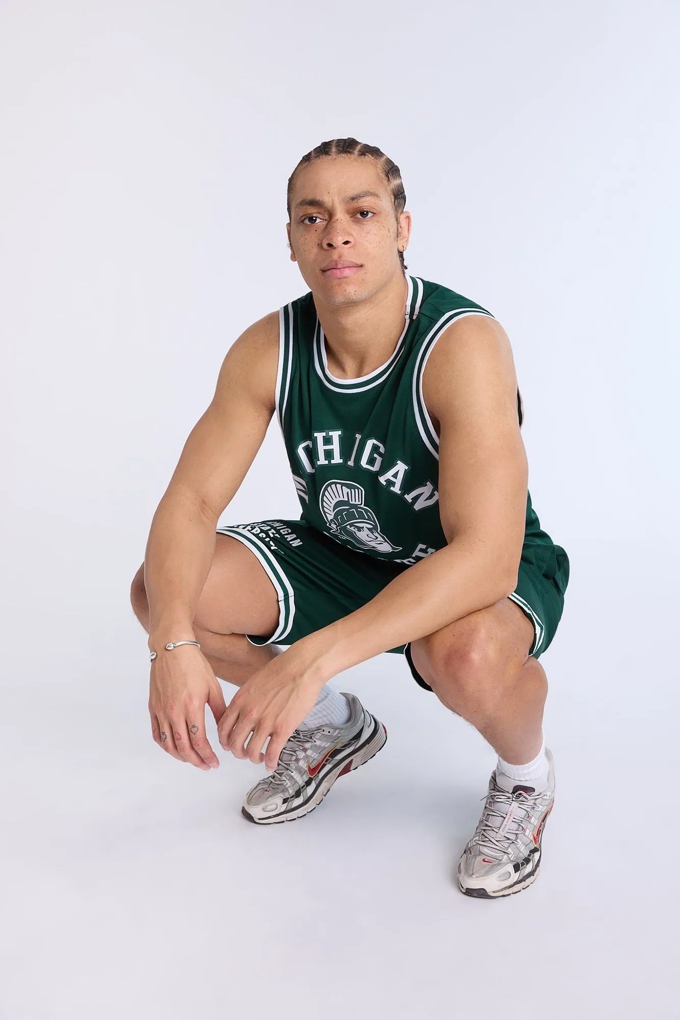 Michigan State Mesh Tank Top sold by Bluenotes product image thumbnail 5