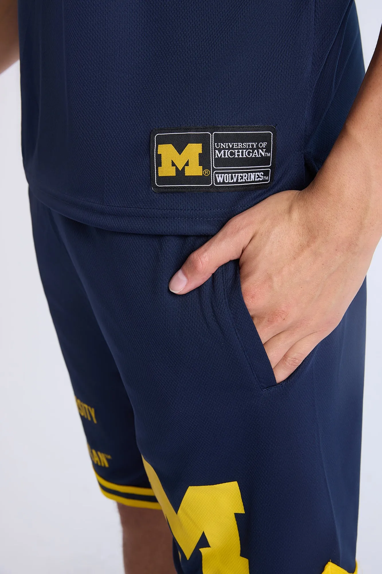 Michigan M Mesh Tank Top sold by Bluenotes product image thumbnail 3