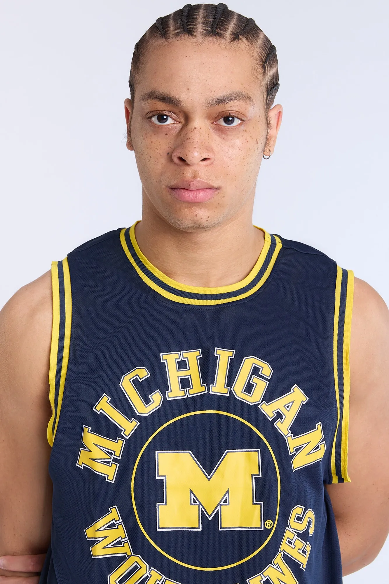 Michigan M Mesh Tank Top sold by Bluenotes product image thumbnail 2