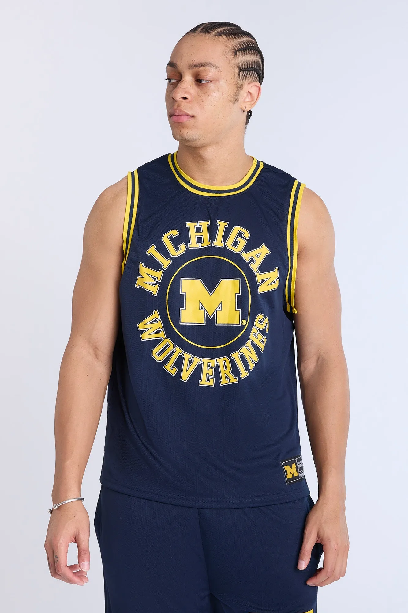 Michigan M Mesh Tank Top sold by Bluenotes