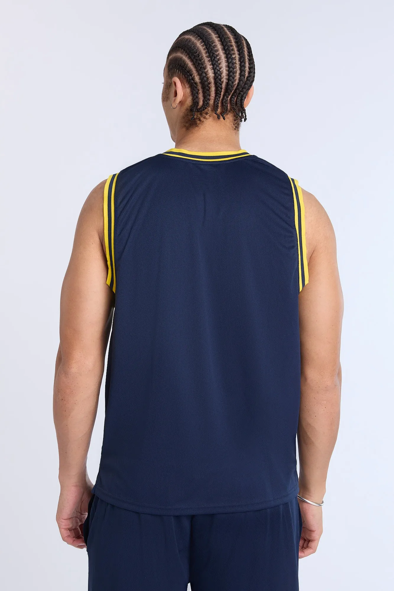 Michigan M Mesh Tank Top sold by Bluenotes product image thumbnail 4