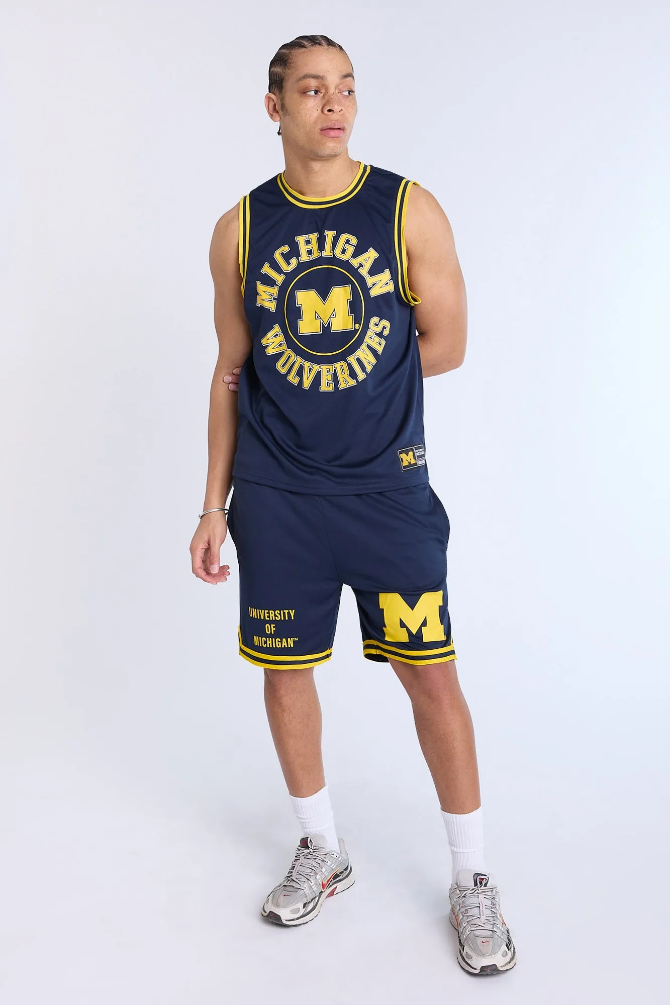 Michigan M Mesh Tank Top sold by Bluenotes product image thumbnail 5