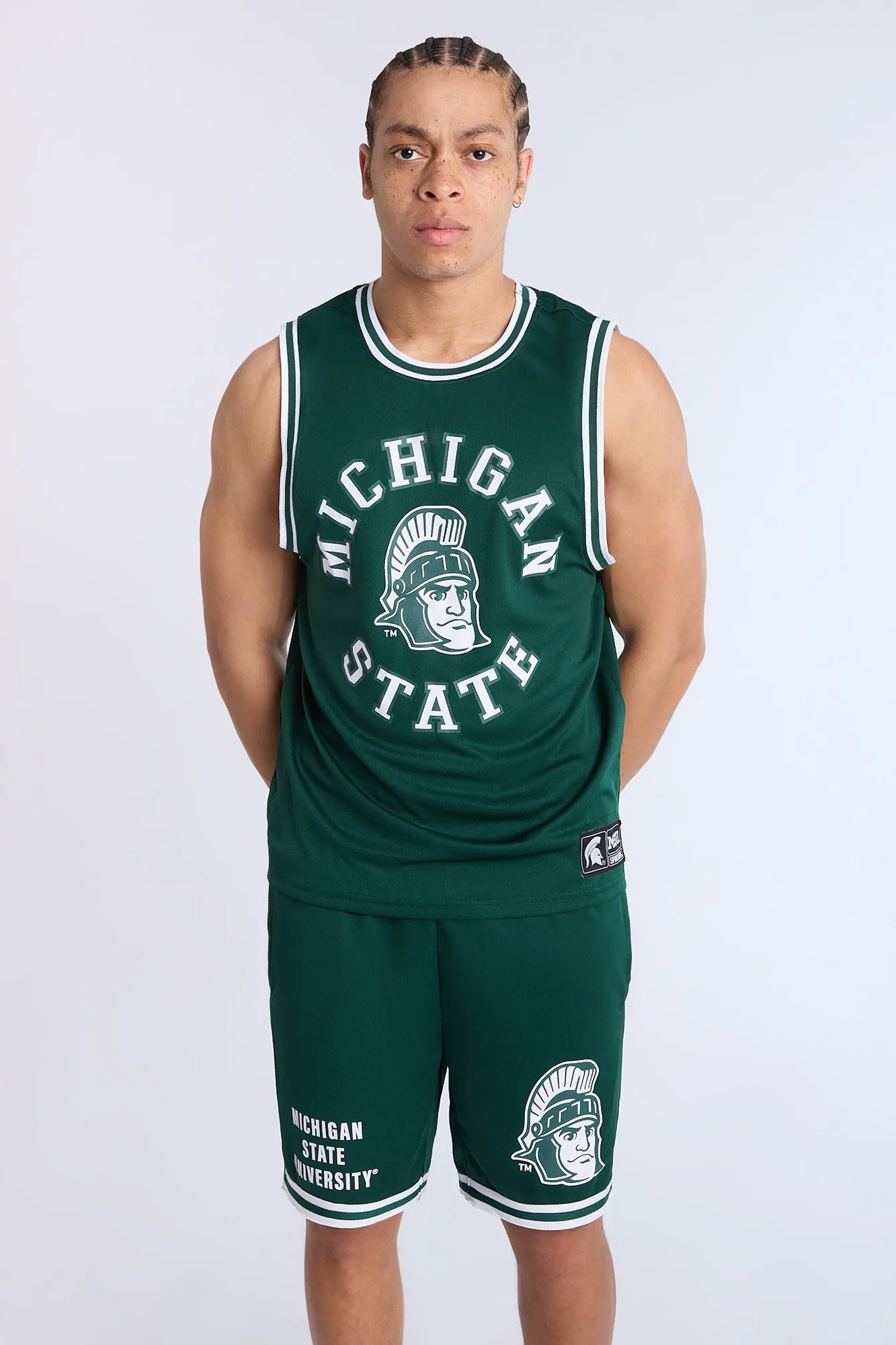 Michigan State Mesh Shorts sold by Bluenotes