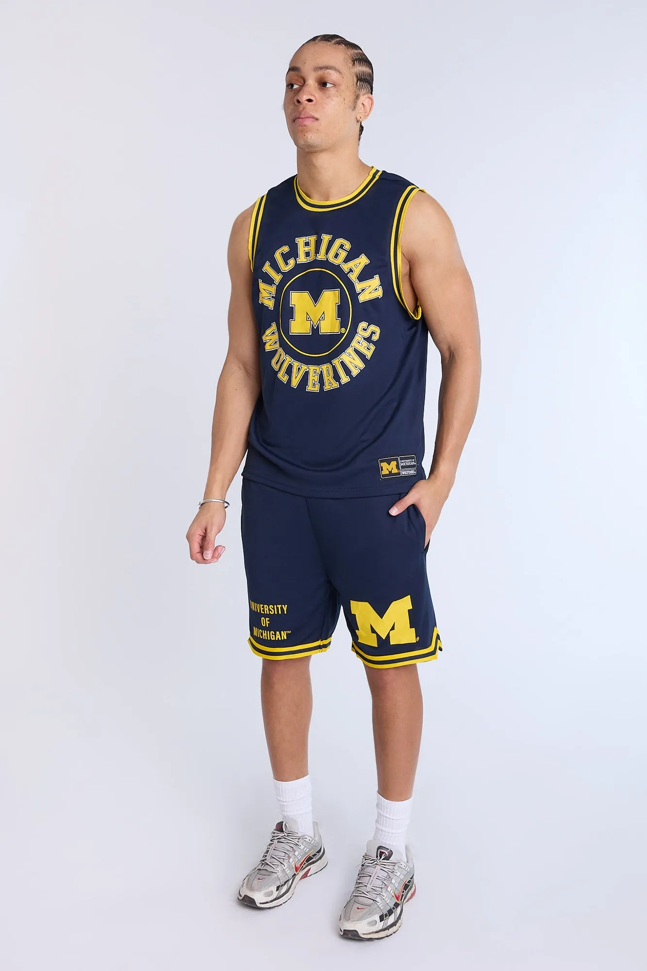 Michigan M Mesh Shorts sold by Bluenotes