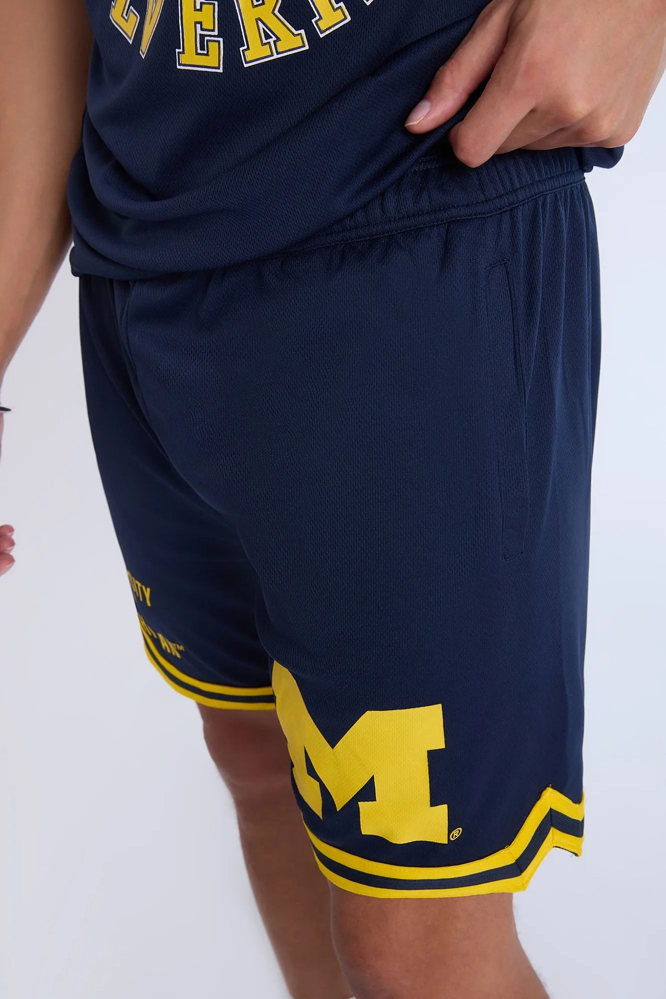 Michigan M Mesh Shorts sold by Bluenotes product image thumbnail 2
