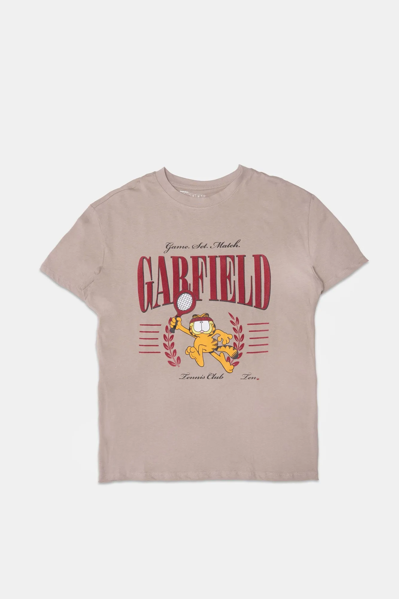 Garfield Crest Graphic Boyfriend Tee sold by Bluenotes