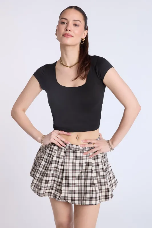 Pleated Skort sold by Bluenotes