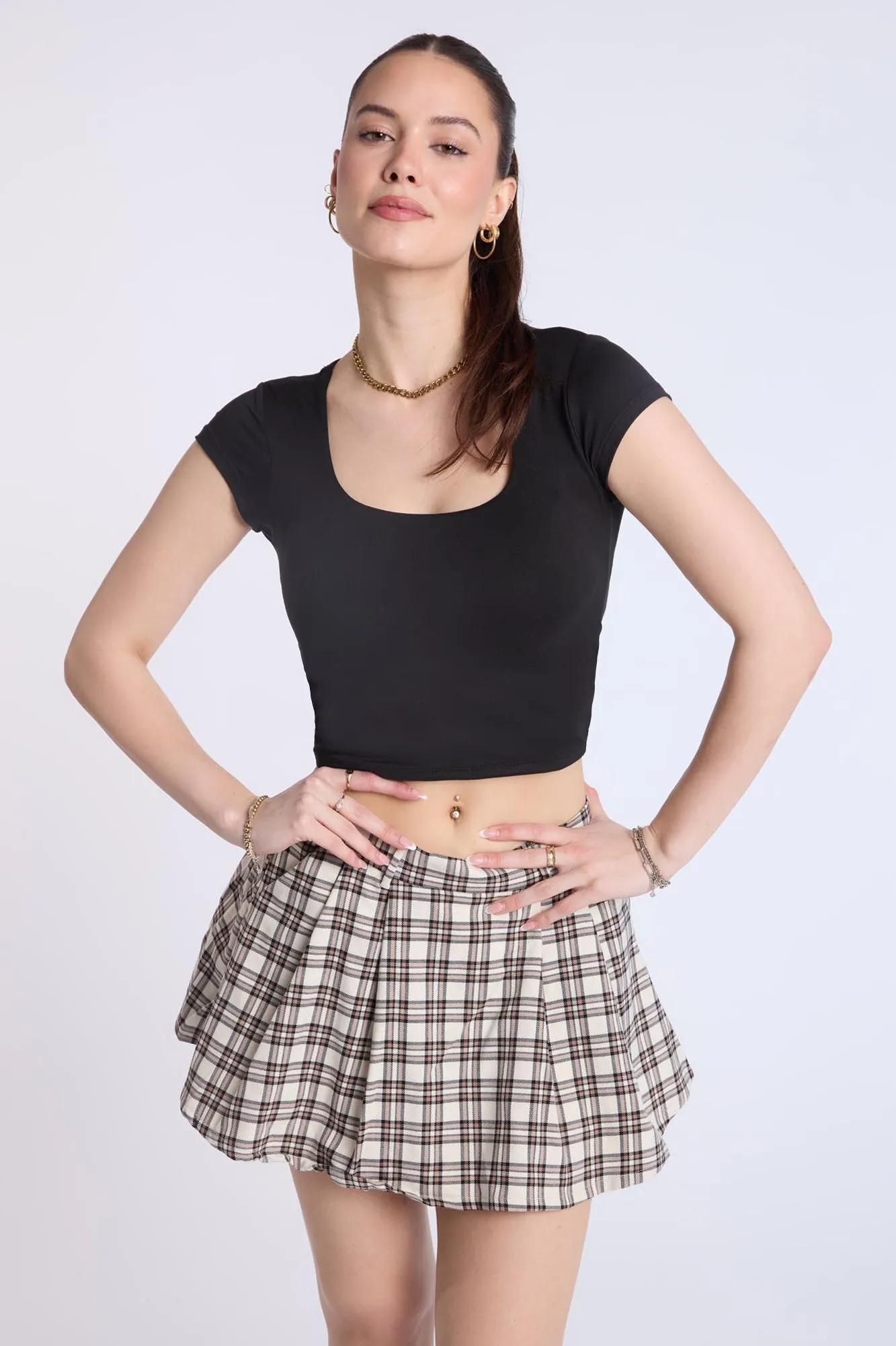 Pleated Skort sold by Bluenotes