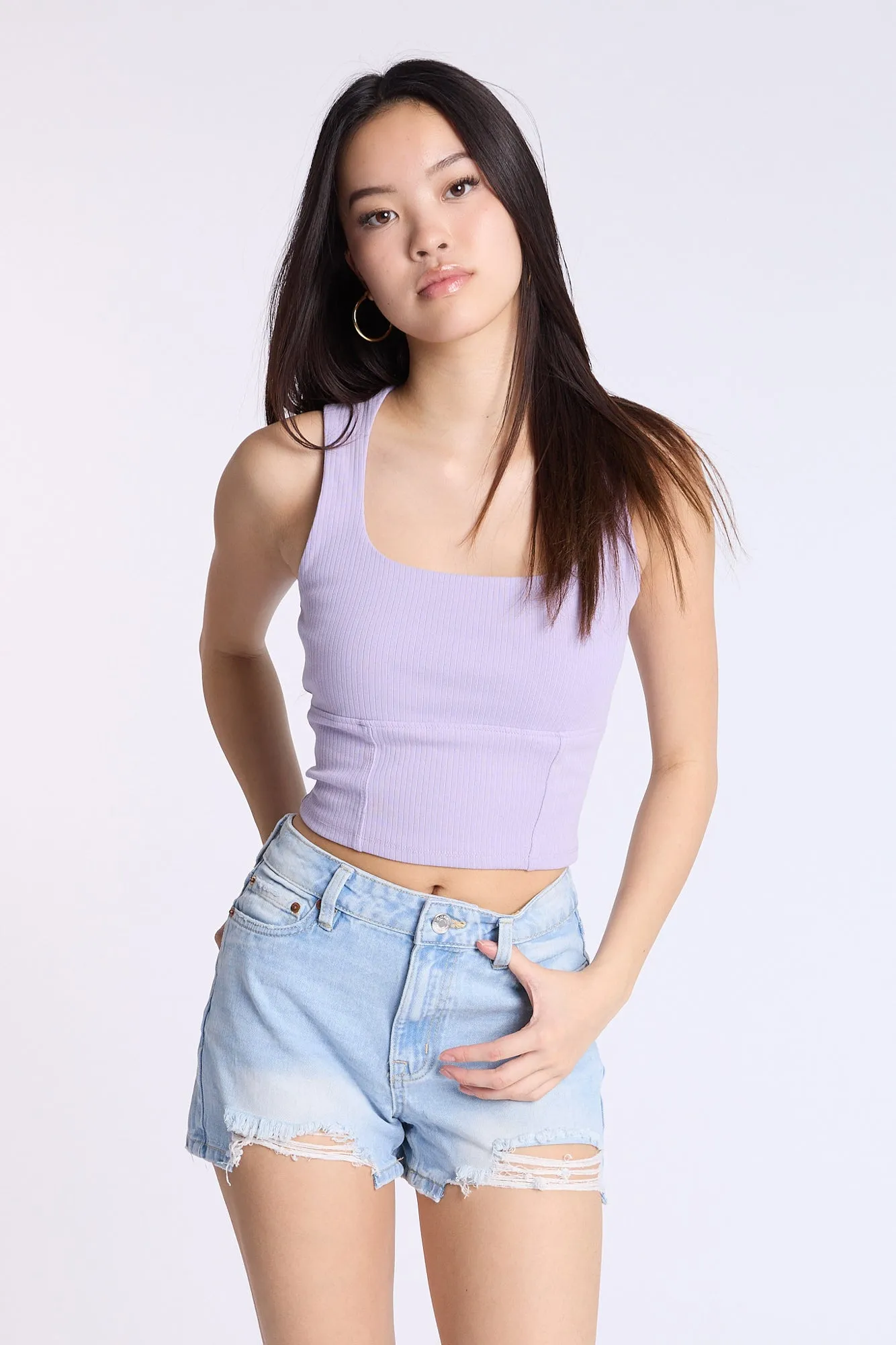 Super High Rise Relaxed Denim Shorts sold by Bluenotes