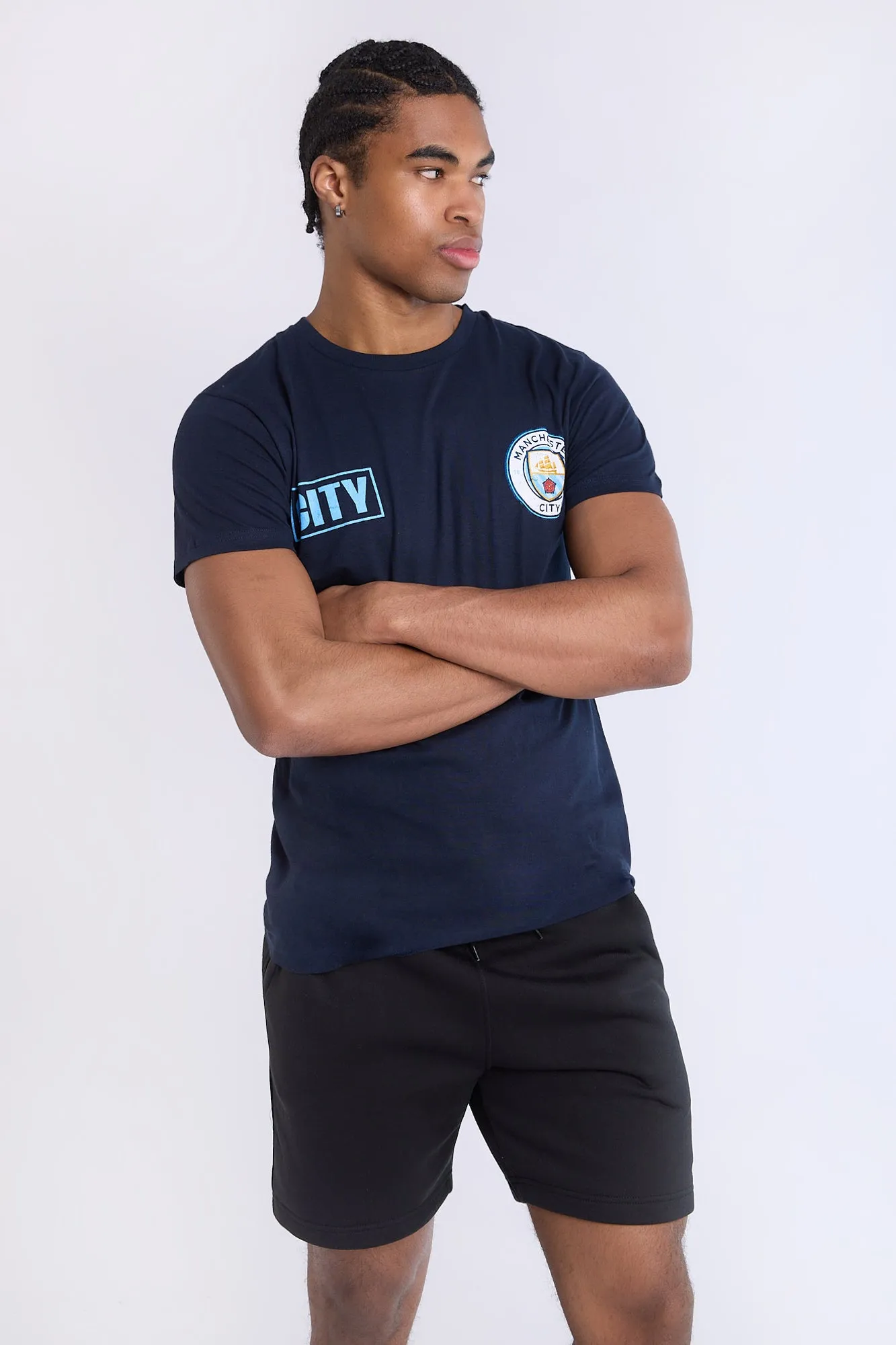 AERO Embroidered Fleece Shorts sold by Bluenotes product image thumbnail 2