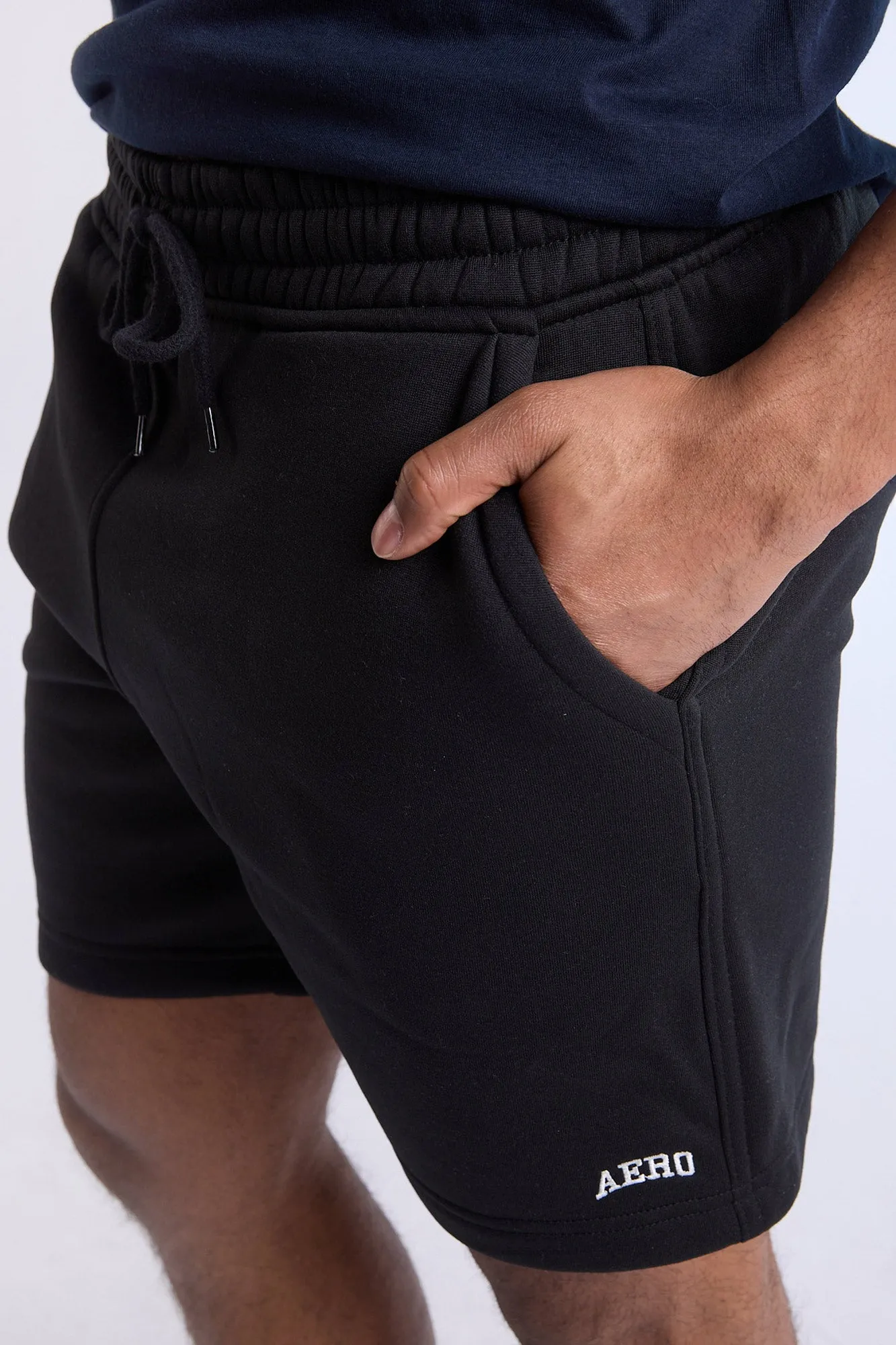 AERO Embroidered Fleece Shorts sold by Bluenotes product image thumbnail 3