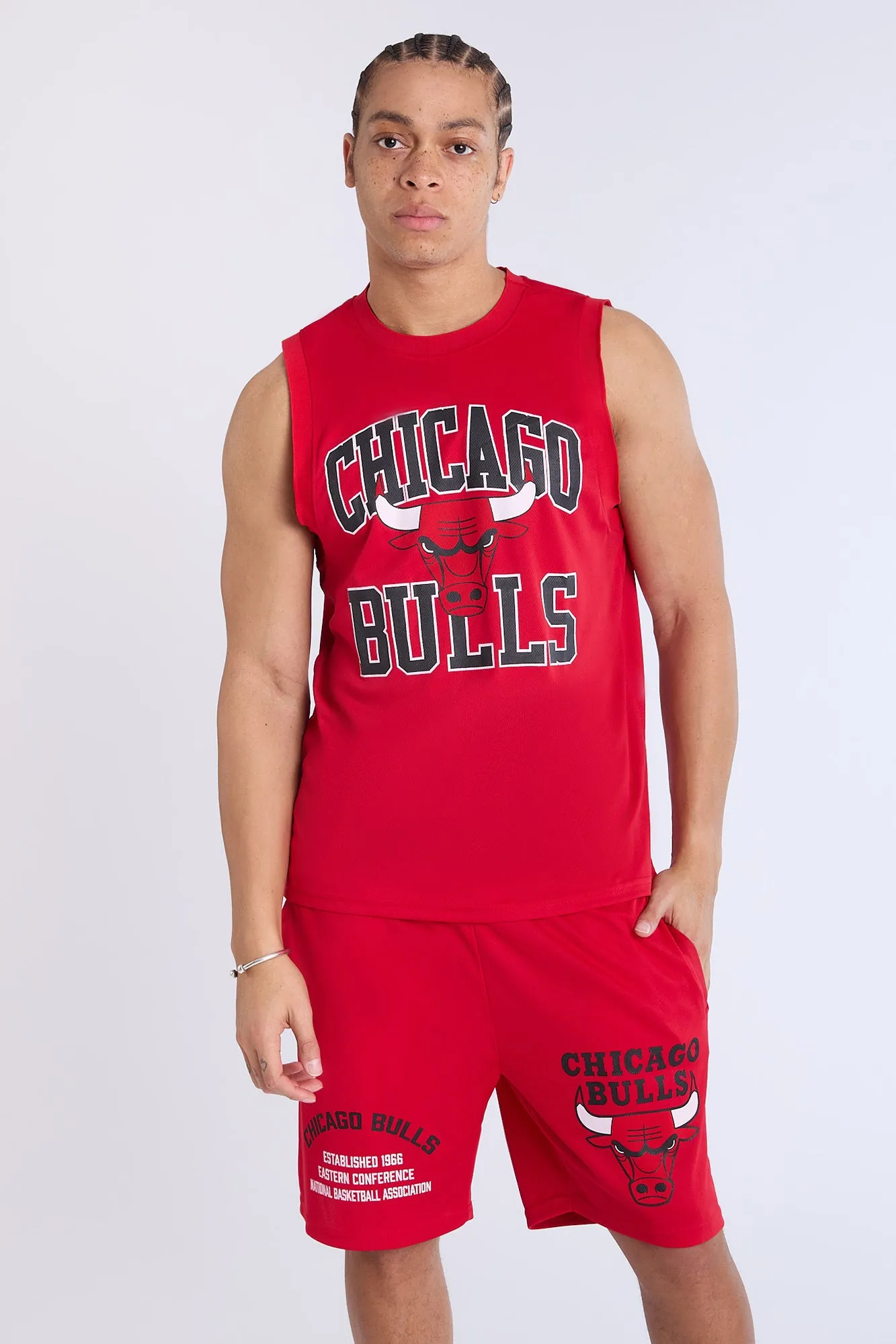 Chicago Bulls Mesh Shorts sold by Bluenotes product image thumbnail 3