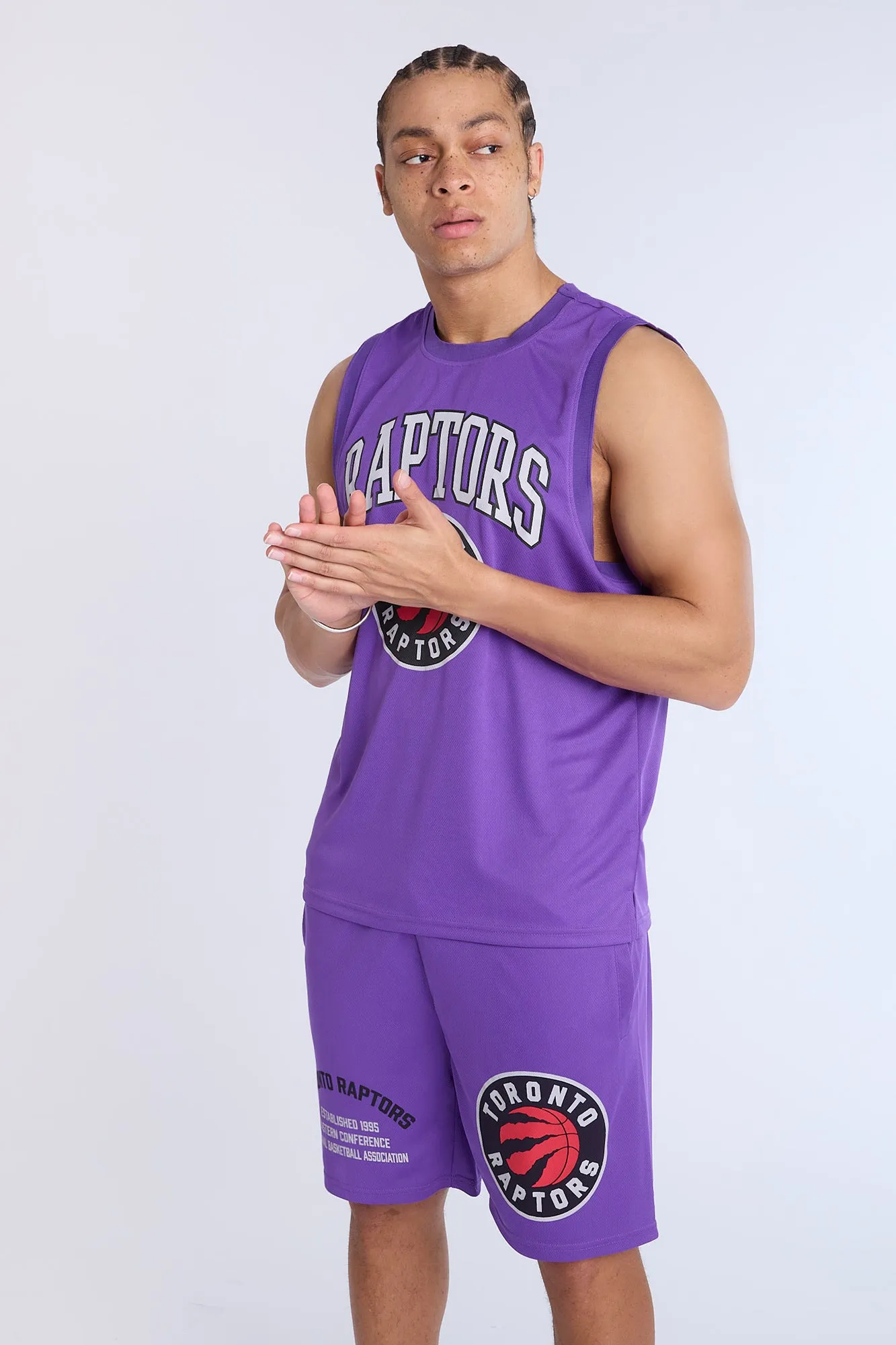 Toronto Raptors Mesh Shorts sold by Bluenotes product image thumbnail 3