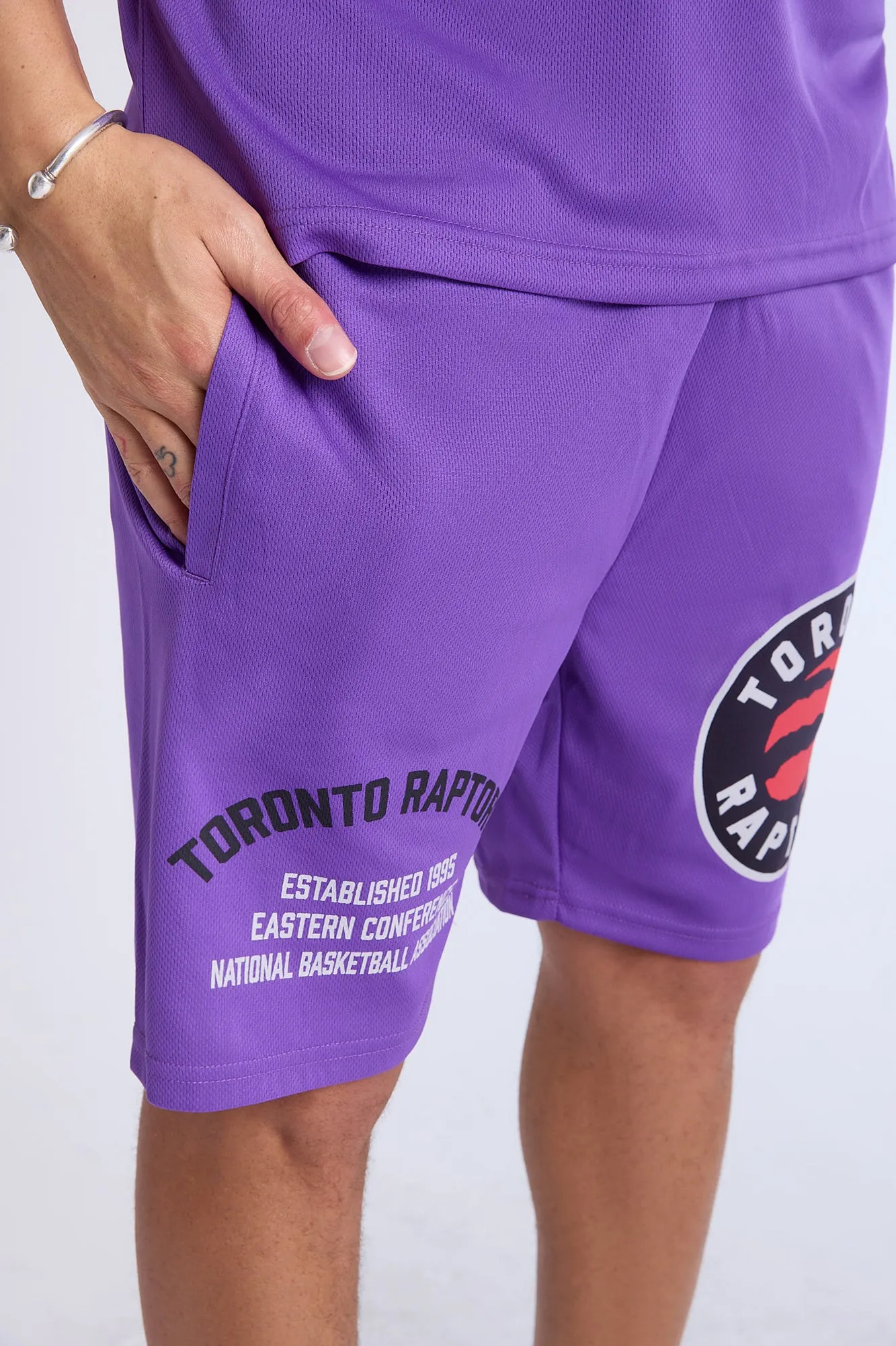 Toronto Raptors Mesh Shorts sold by Bluenotes product image thumbnail 2