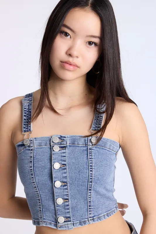 Denim Tank Top sold by Bluenotes