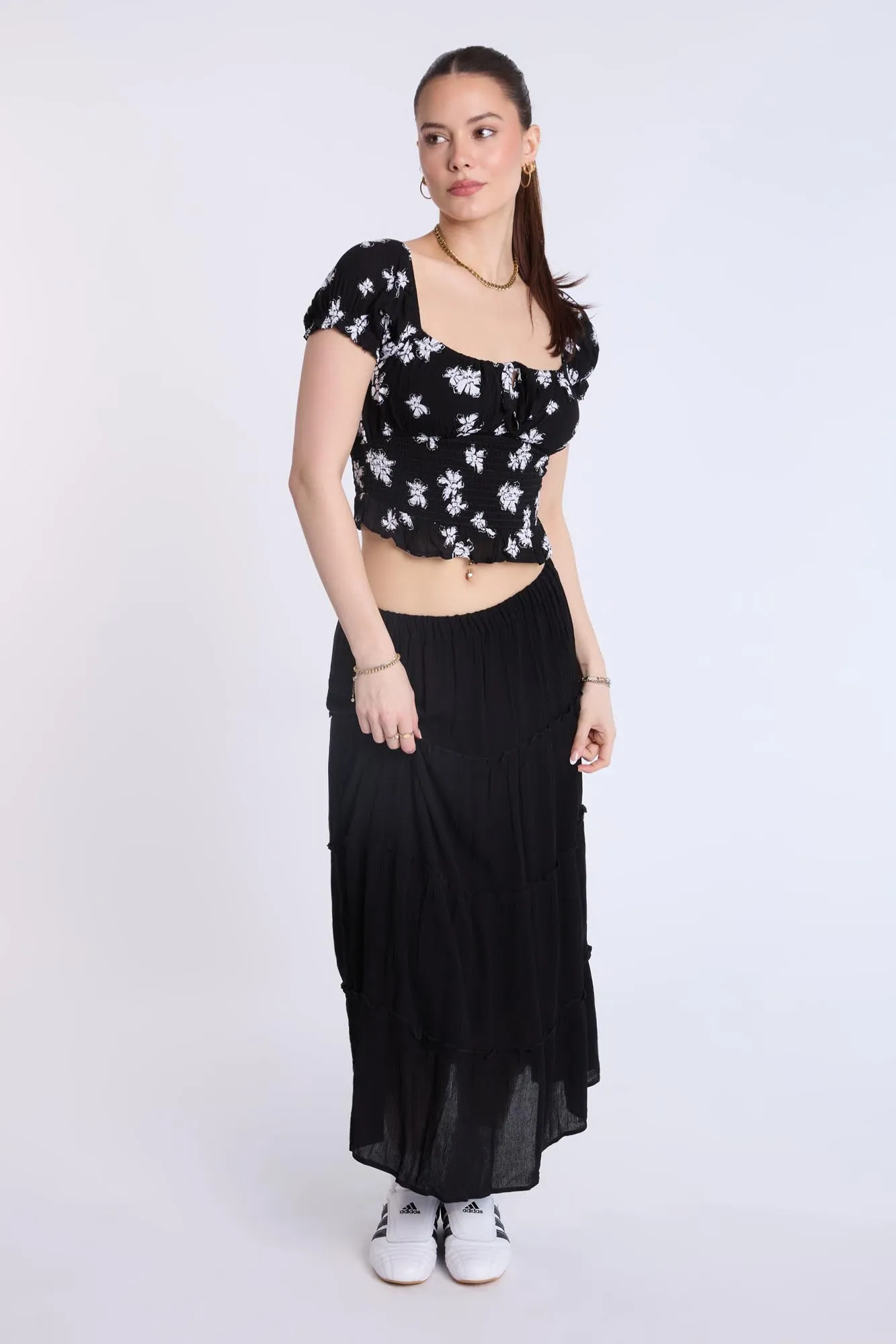 Off-Shoulder Smocked Top sold by Bluenotes product image thumbnail 5