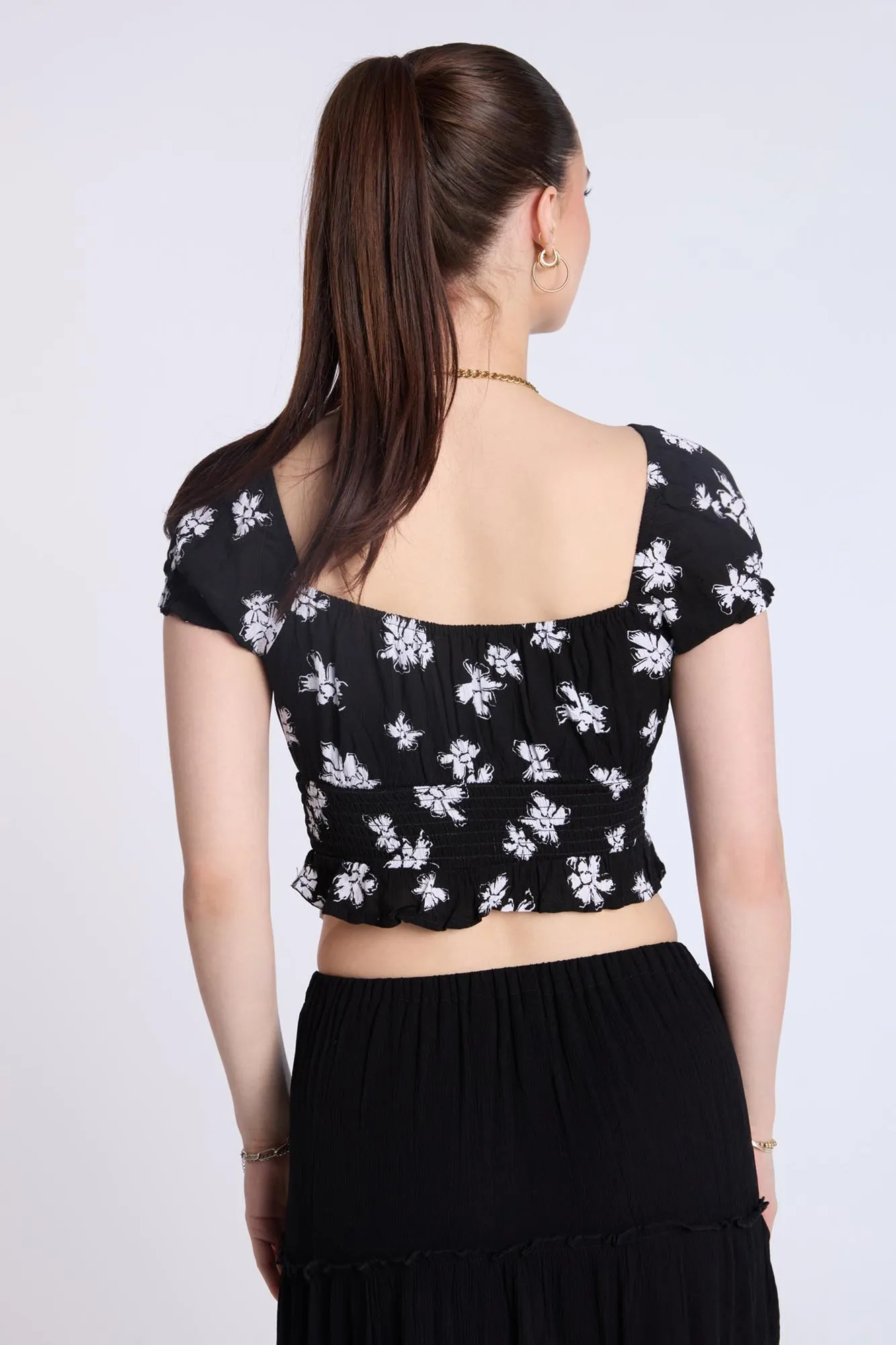 Off-Shoulder Smocked Top sold by Bluenotes product image thumbnail 4