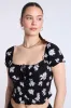 Off-Shoulder Smocked Top sold by Bluenotes
