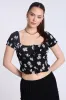 Off-Shoulder Smocked Top sold by Bluenotes