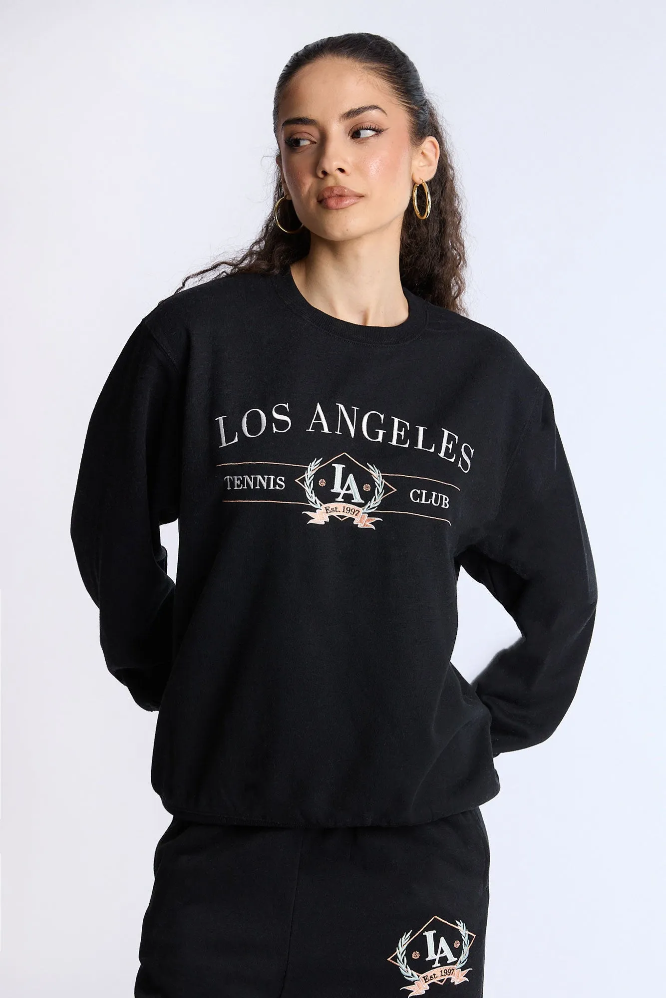 Oversized Crew Neck Sweatshirt sold by Bluenotes product image thumbnail 2