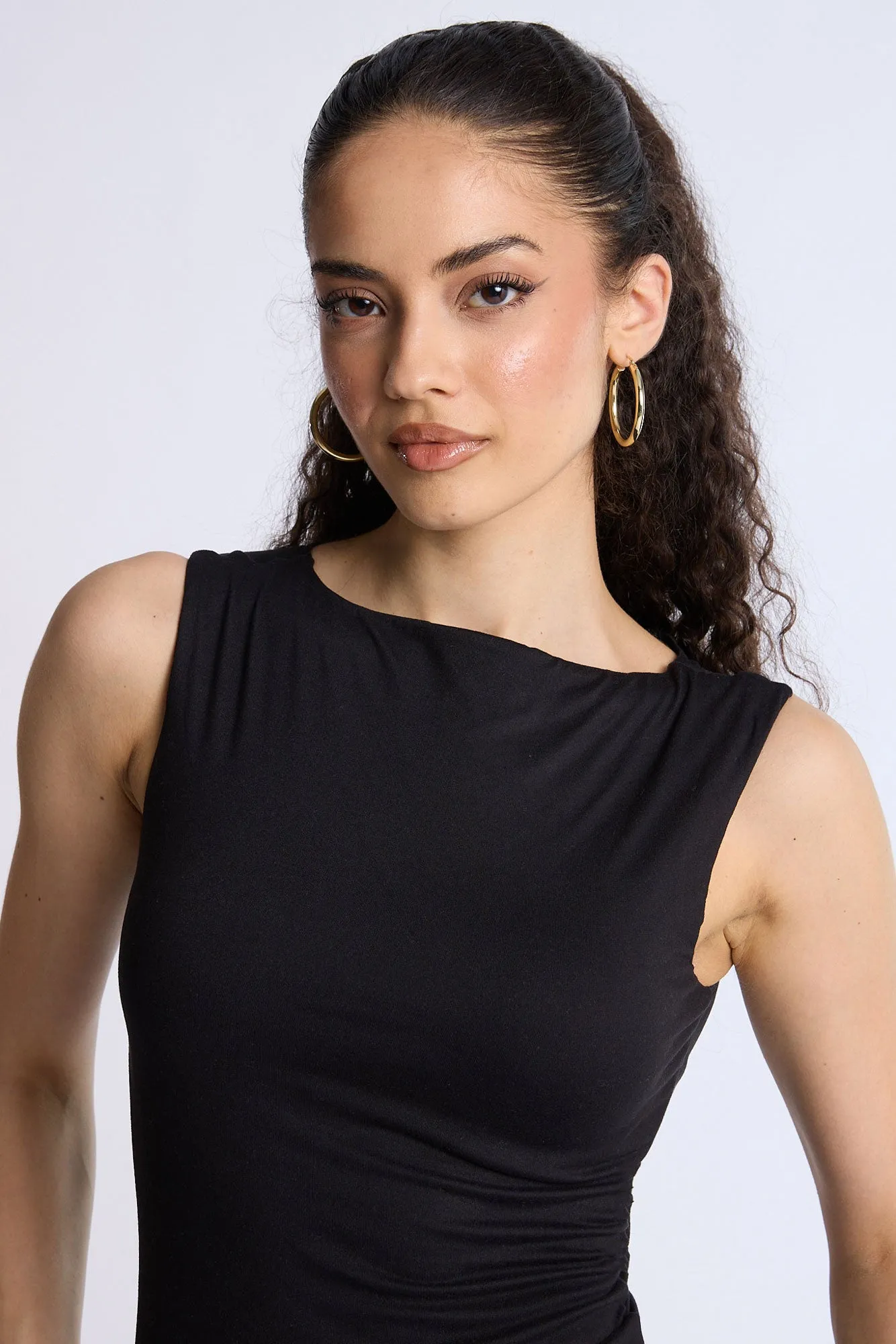 Super Soft High Neck Tank Bodysuit sold by Bluenotes product image thumbnail 3