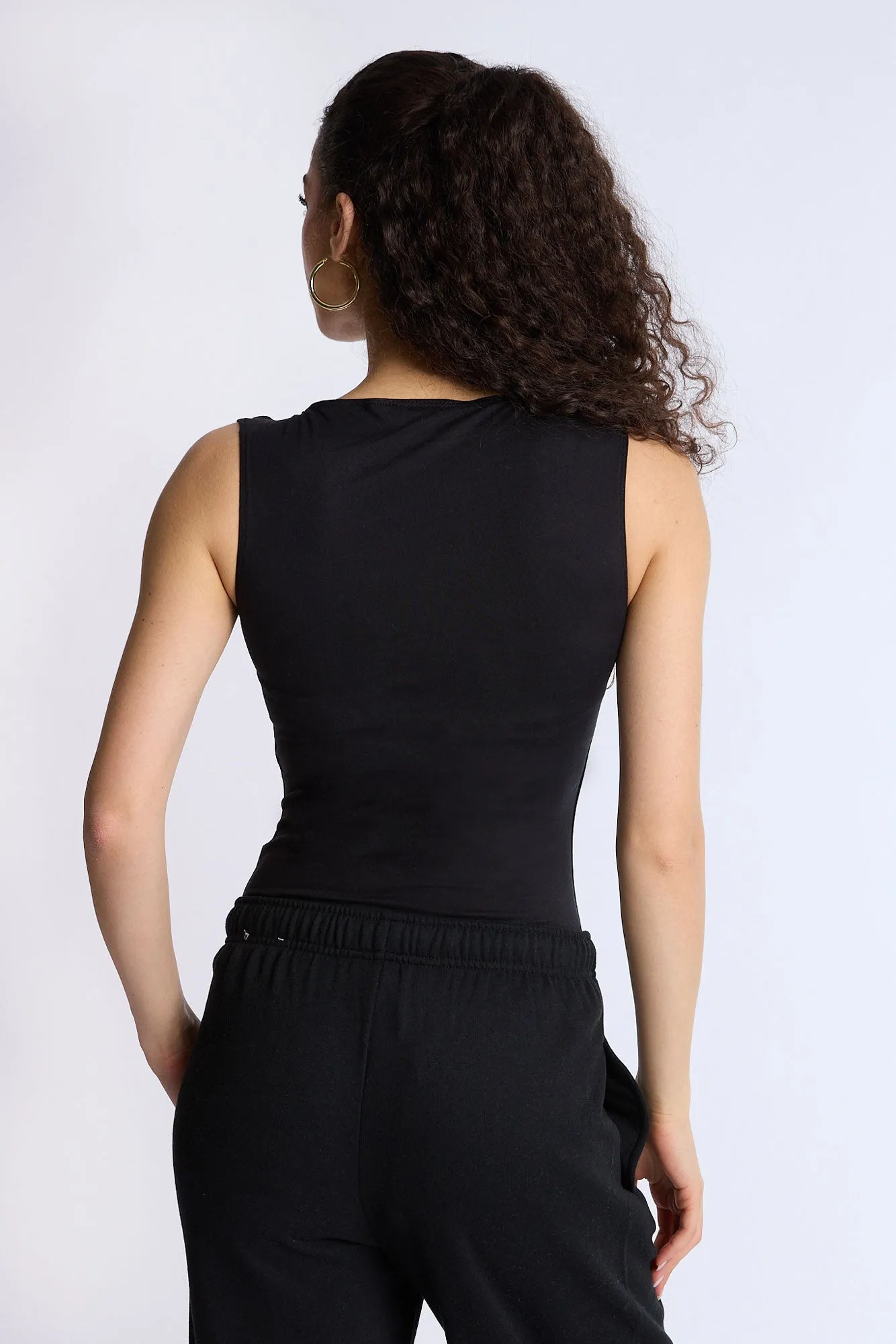 Super Soft High Neck Tank Bodysuit sold by Bluenotes product image thumbnail 4