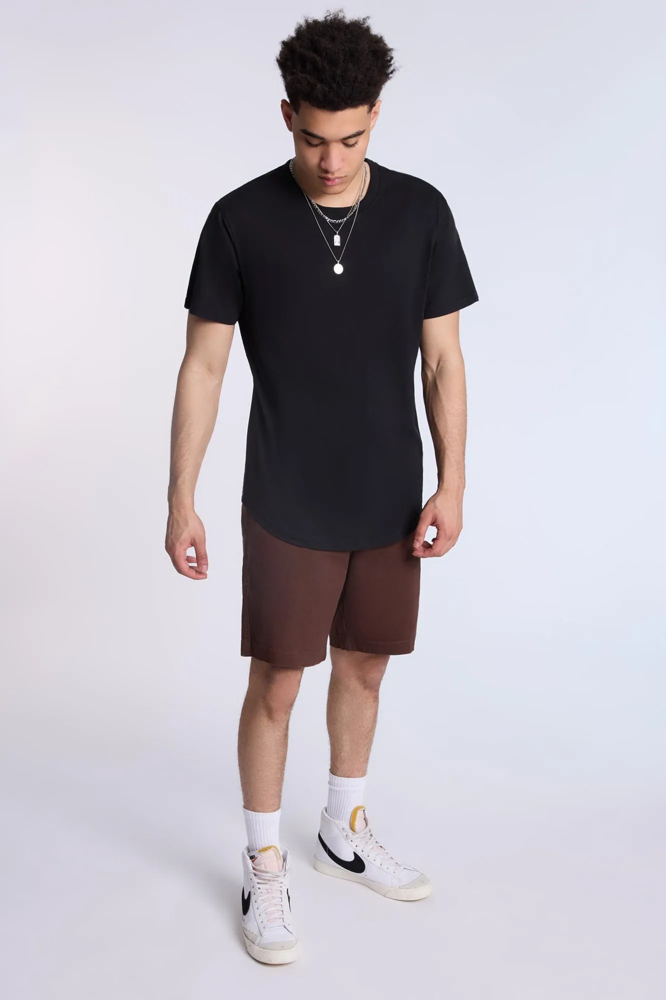 Essentials Scoop Hem Crew Neck Tee sold by Bluenotes product image thumbnail 5
