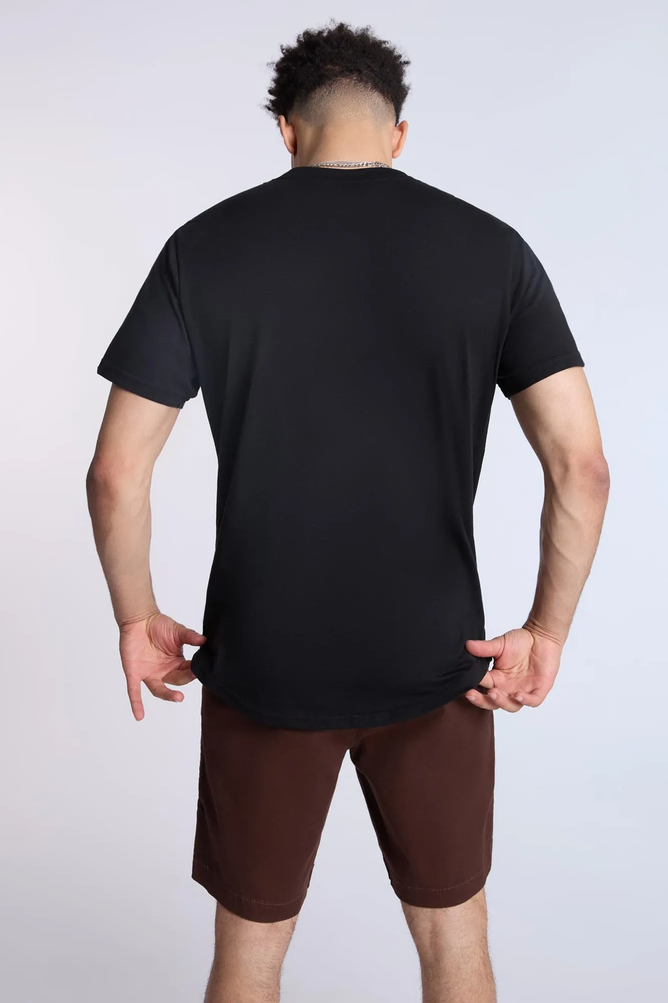 Essentials Scoop Hem Crew Neck Tee sold by Bluenotes product image thumbnail 4